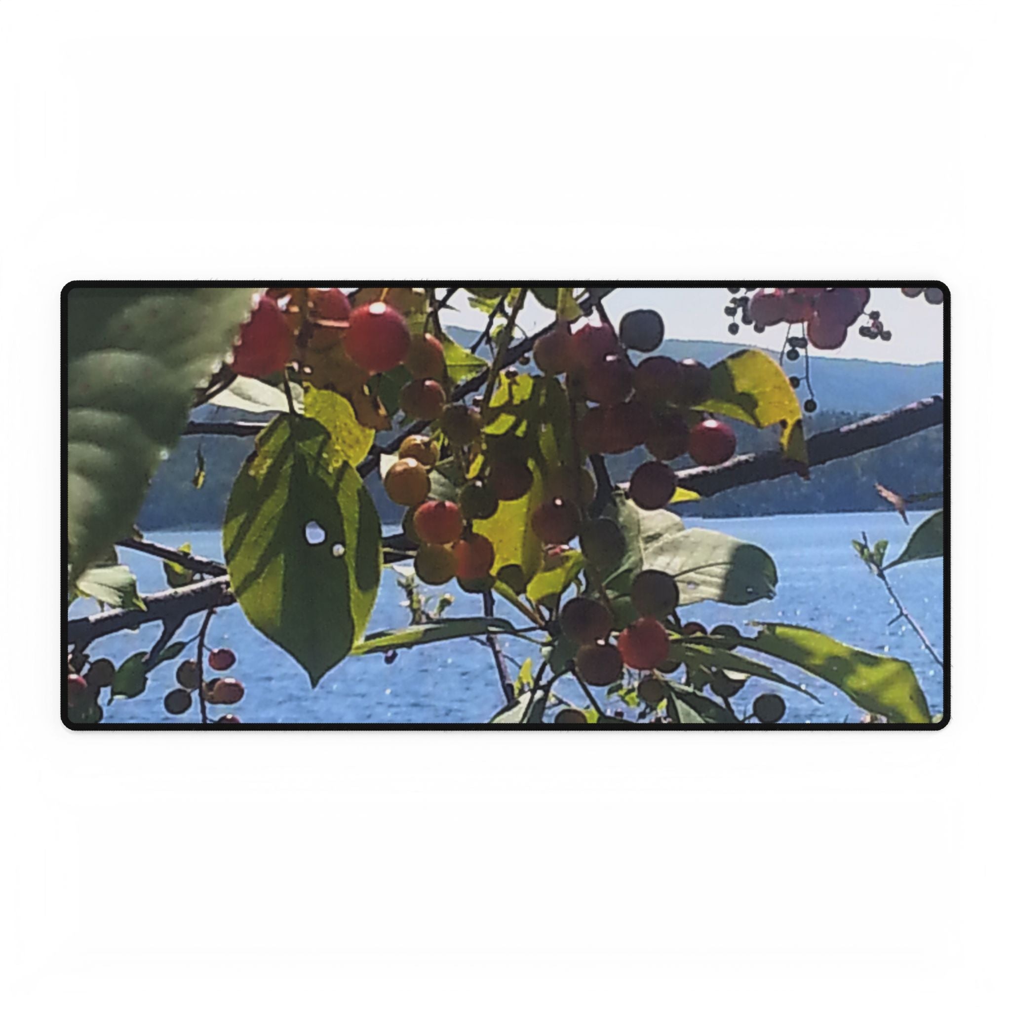 Sunlit Berry | Shoreline Desk Mat | The Flow Collection