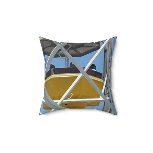 Contemporary Outdoor-Themed Square Pillow - Perfect for Home Decor & Summer Vibes