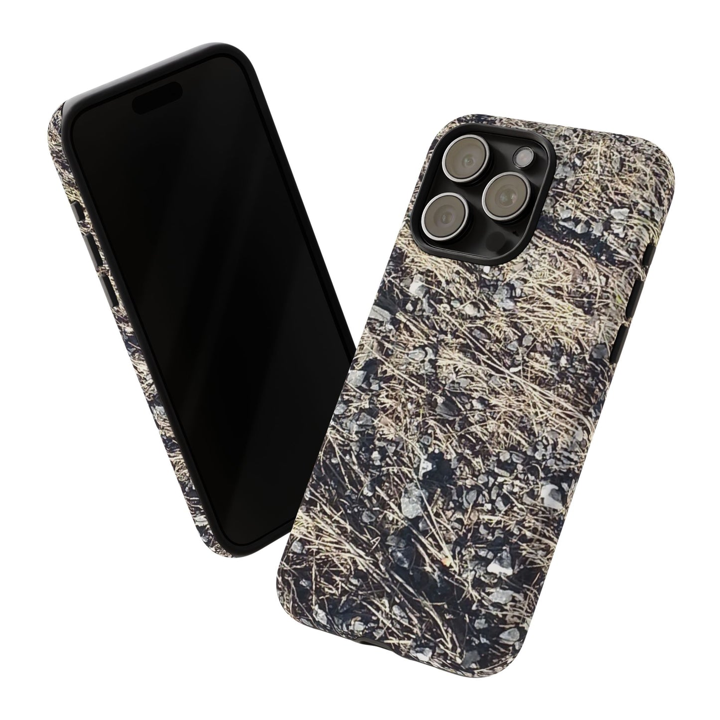 Phone Case -  Nature-Inspired Stone Bed Design for Outdoor Enthusiasts