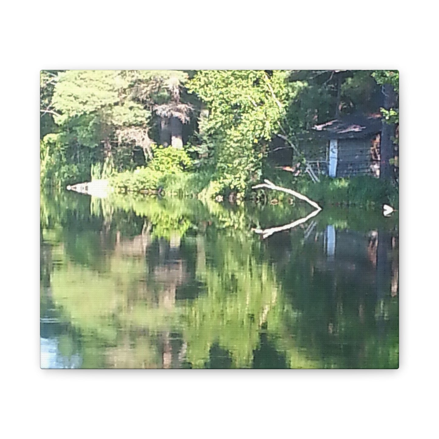 Canvas art - Tranquil Lake Reflection