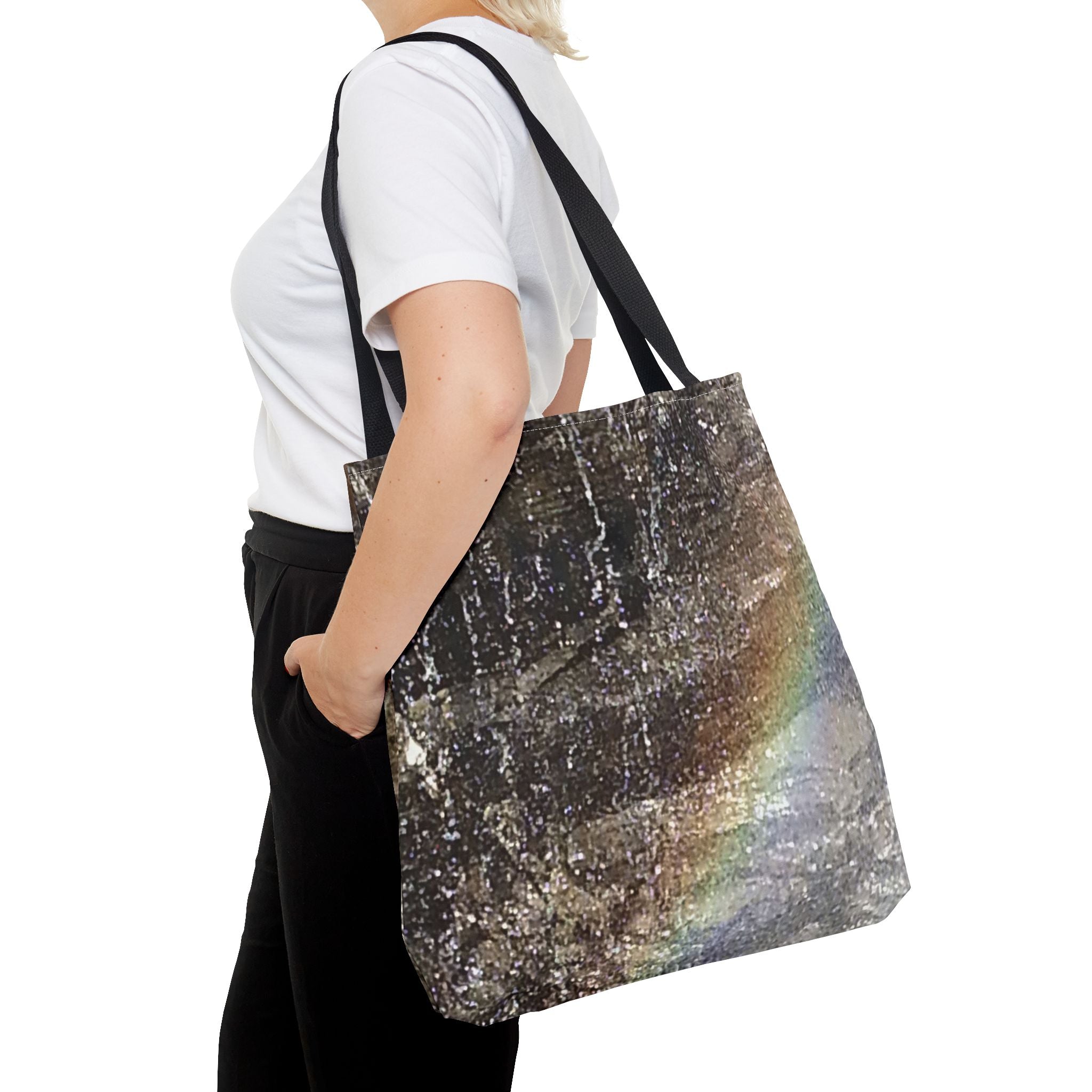 Earthy Echo | Iridescent Stone Tote Bag | The Rooted Collection