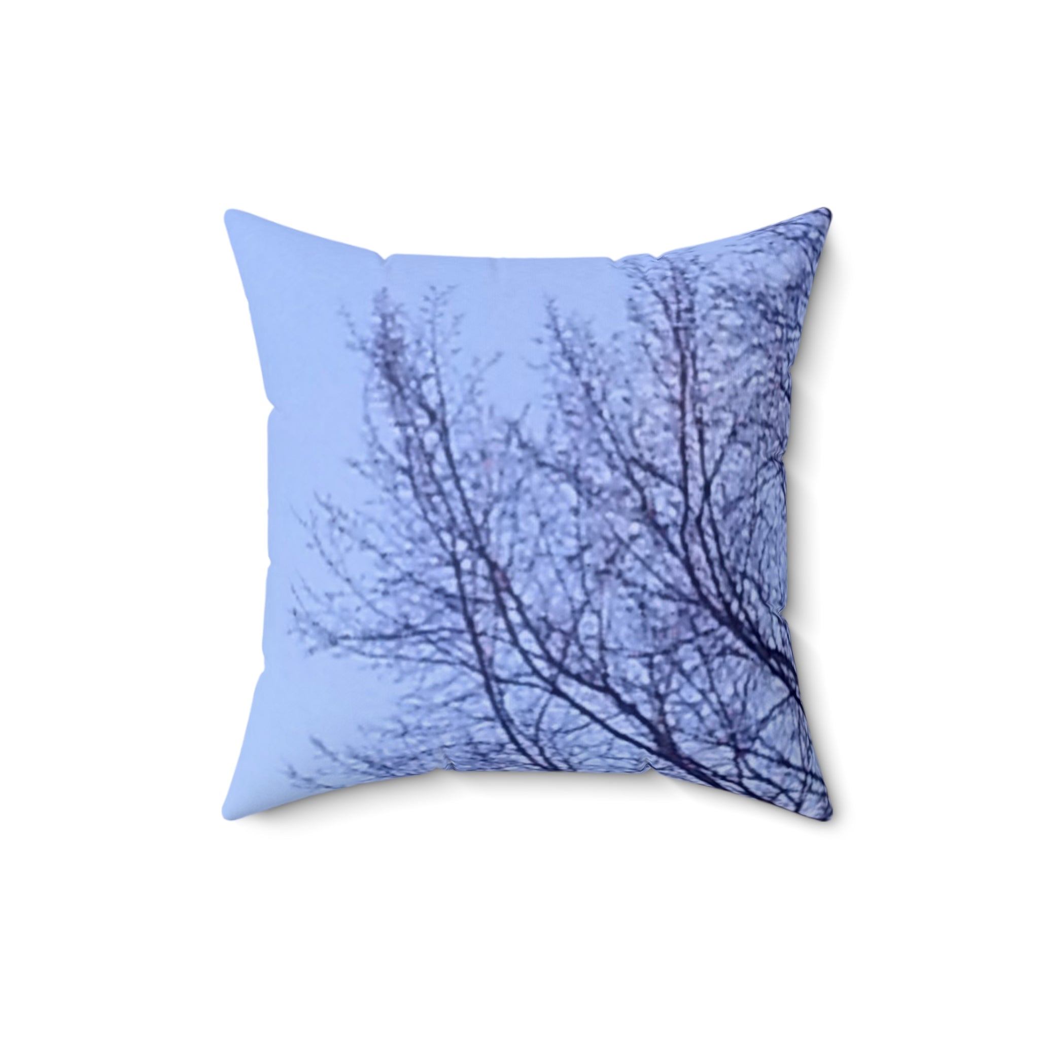 Azure Firmament | Vibrant Cloudscape Pillow | The Flow Collection
