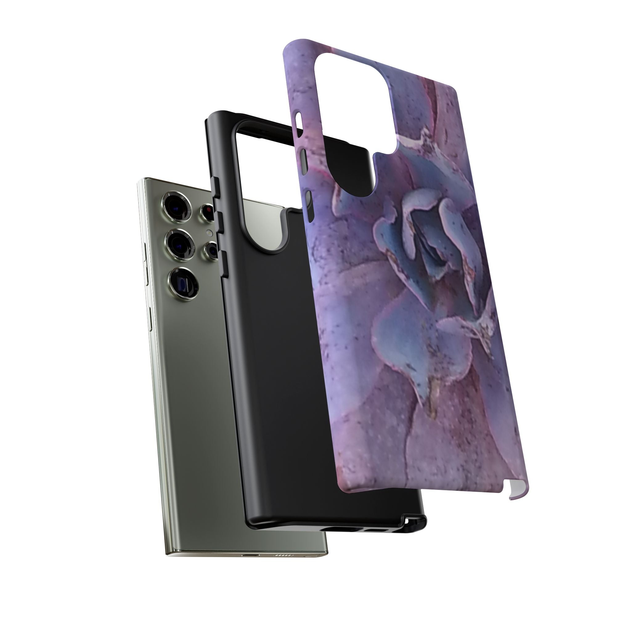 Violet Resilience | Purple Succulent Botanical Phone Case | The Rooted Collection