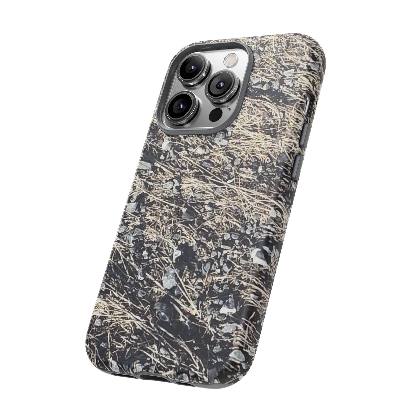 Phone Case -  Nature-Inspired Stone Bed Design for Outdoor Enthusiasts