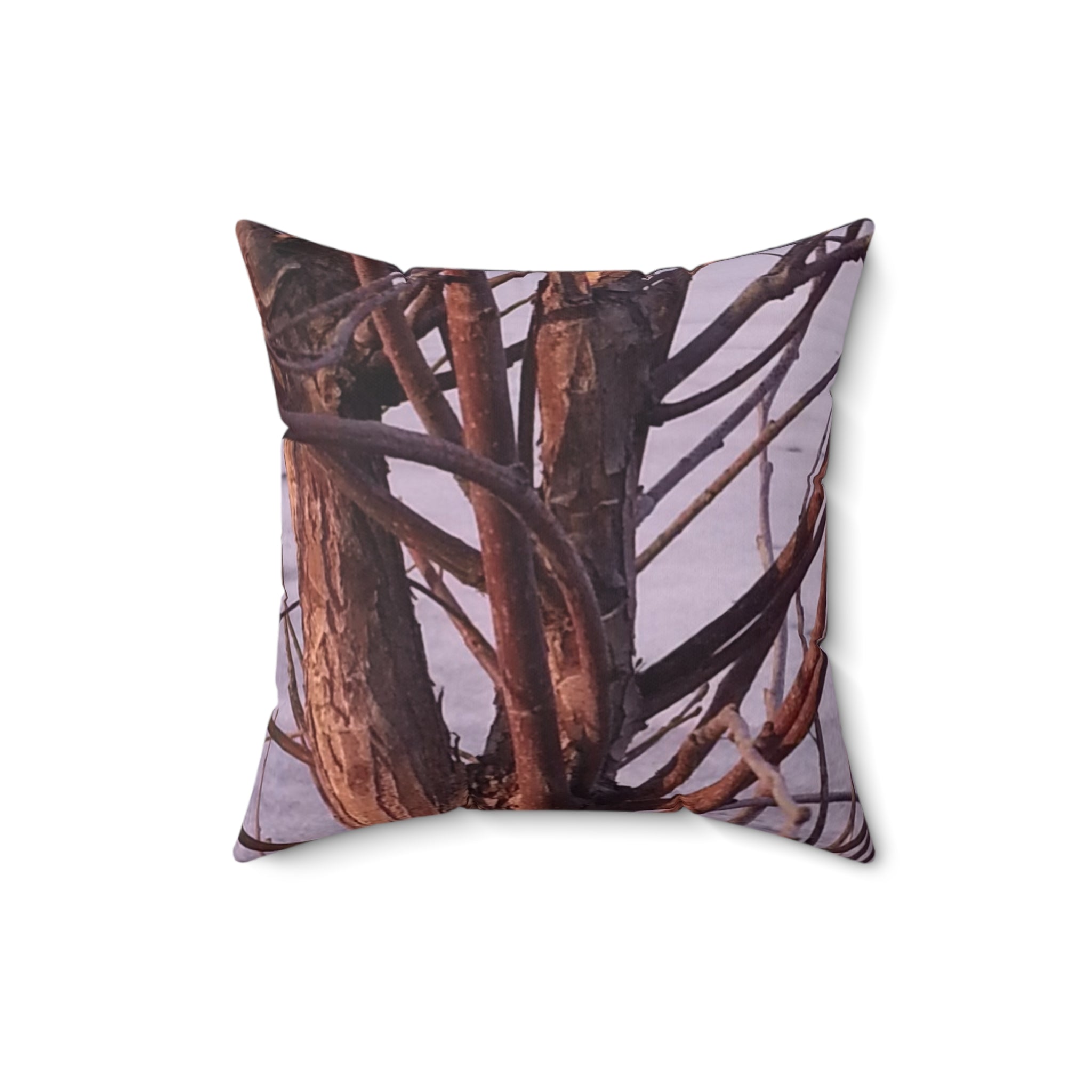 Infinite Vision | Ethereal Winter Branch Pillow | The Flow Collection