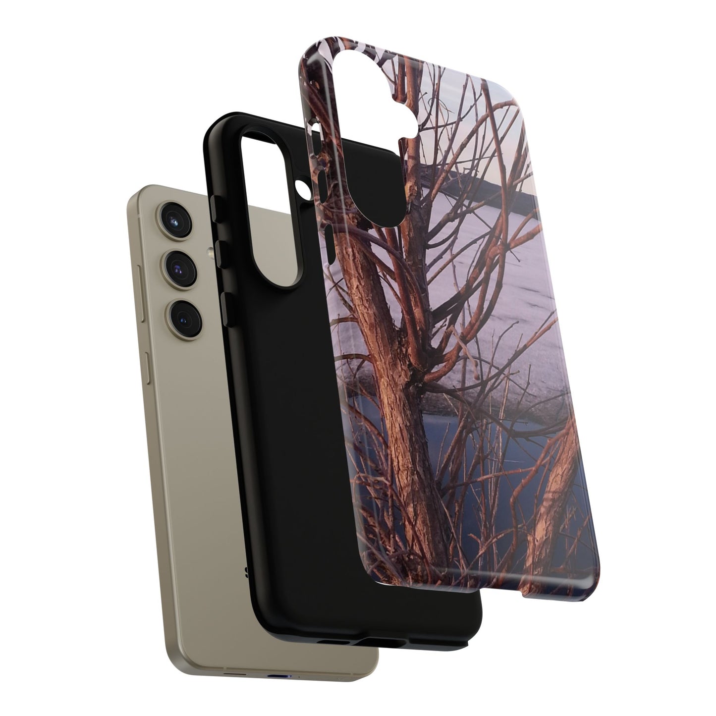 Phone Case - Nature-Inspired Winter Tree Design