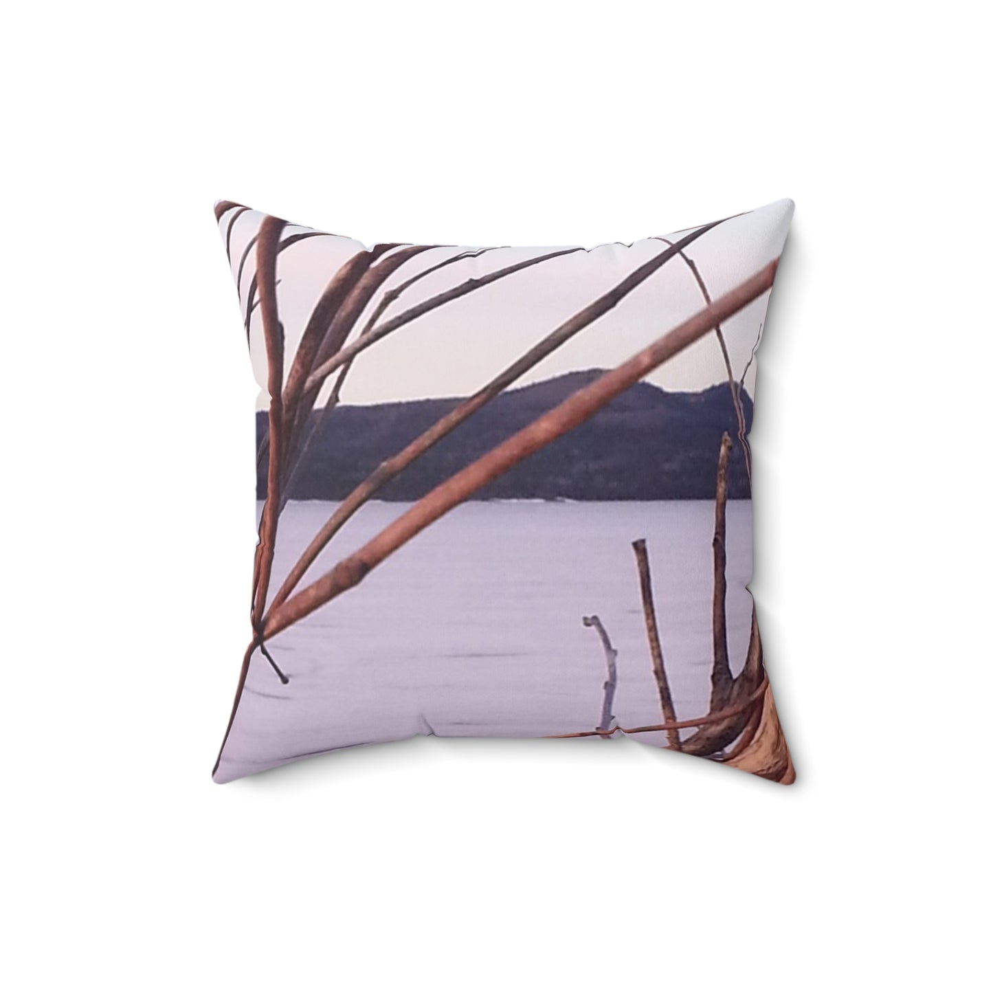 Pillow Nature-Inspired - Branches in Winter - Cozy Home Decor Accessory