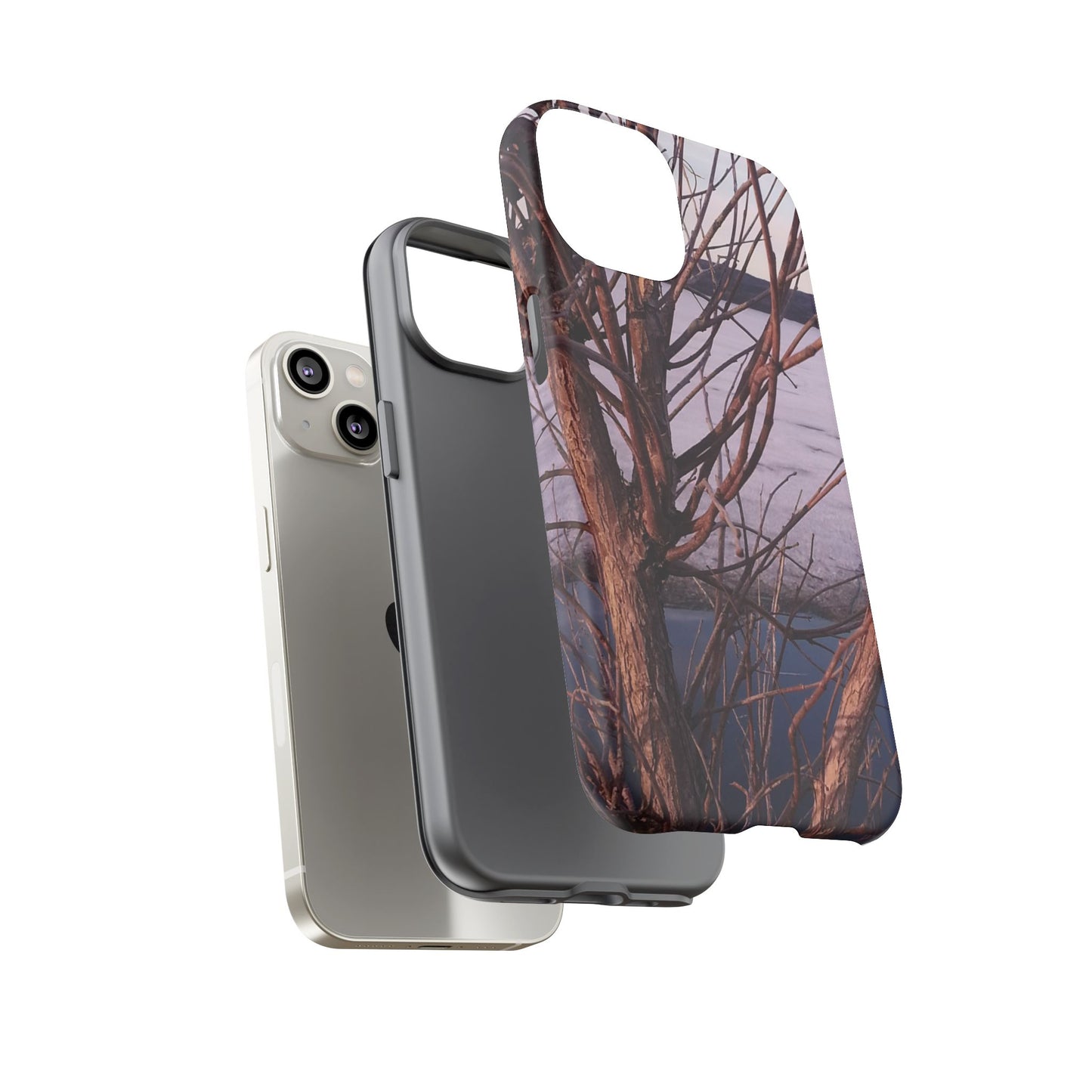 Phone Case - Nature-Inspired Winter Tree Design