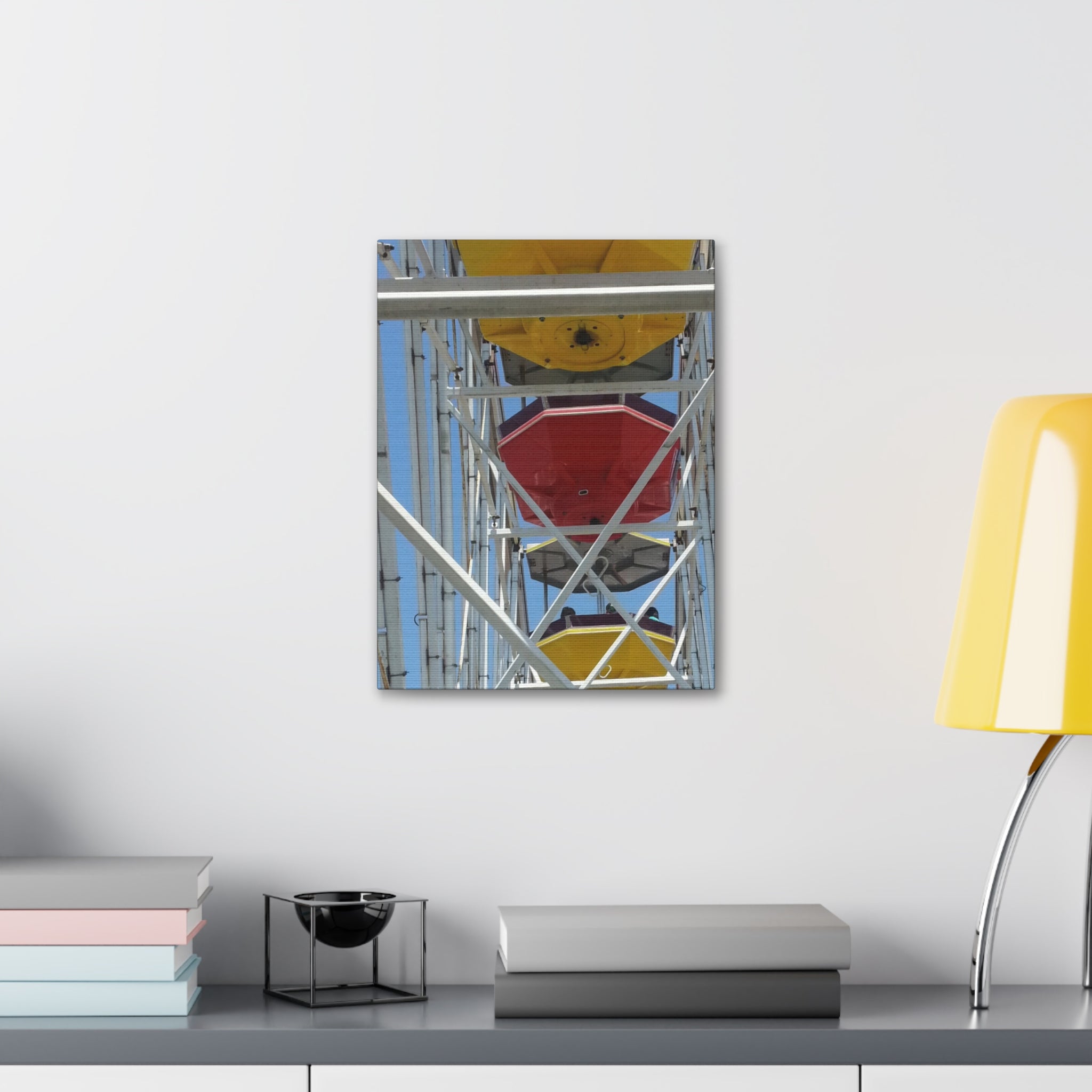 Vivid Spectrum | Radiant Fairground Motion Wall Art | The Flow Collection