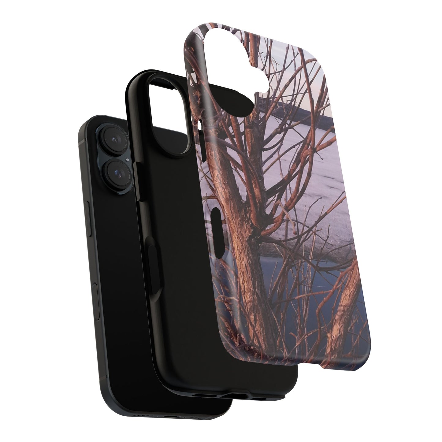 Phone Case - Nature-Inspired Winter Tree Design