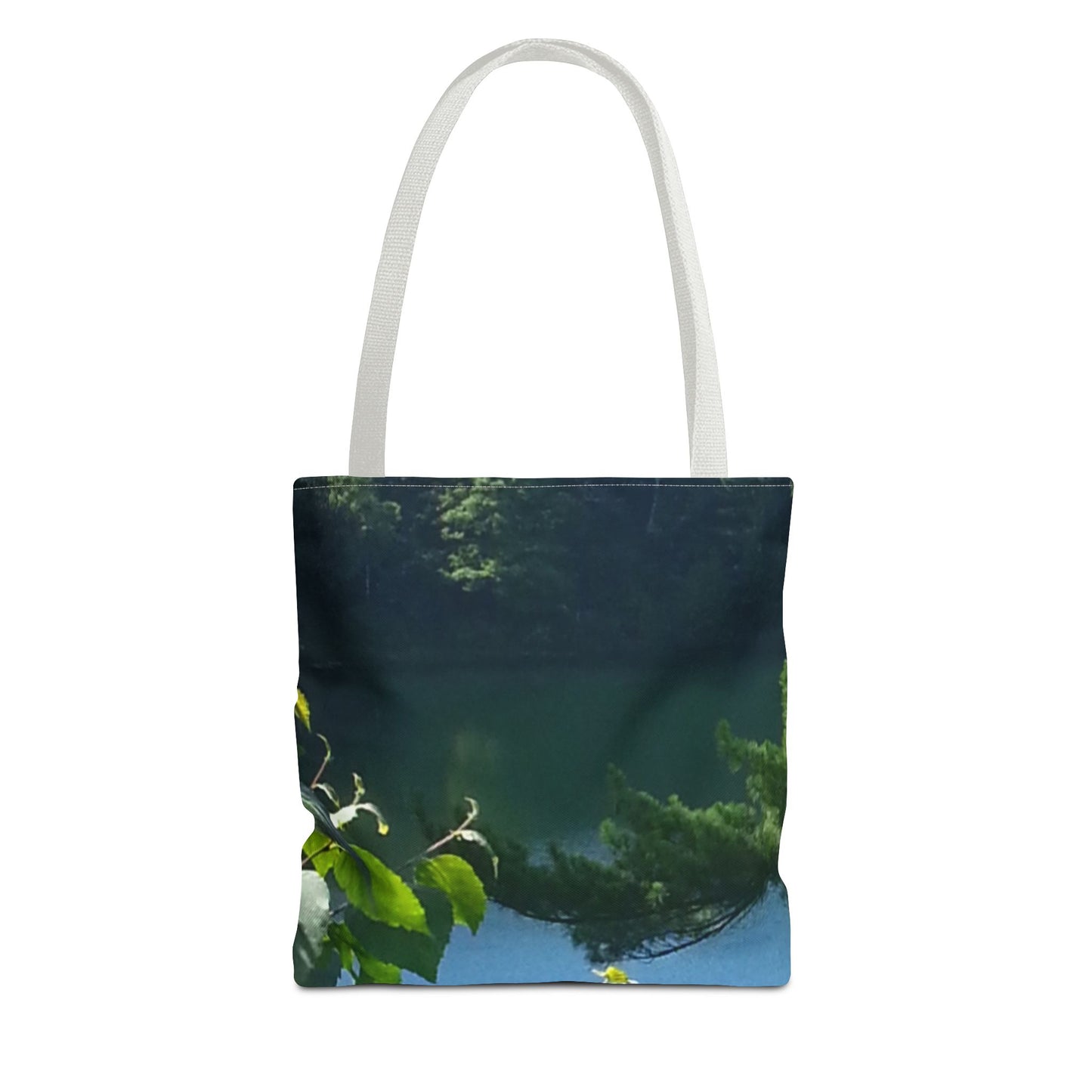 Tote Bag - Nature-inspired Looking Out at the Lake - Ideal for Outdoor Enthusiasts