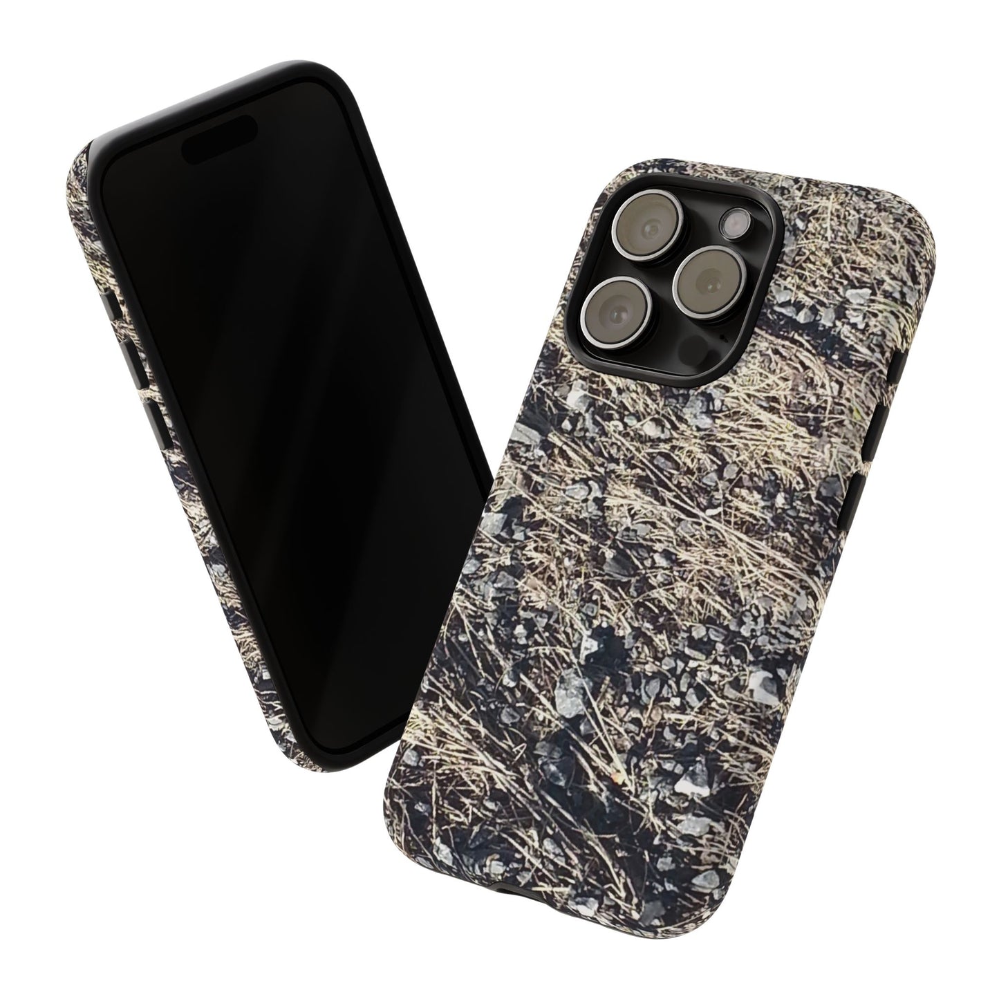 Phone Case -  Nature-Inspired Stone Bed Design for Outdoor Enthusiasts