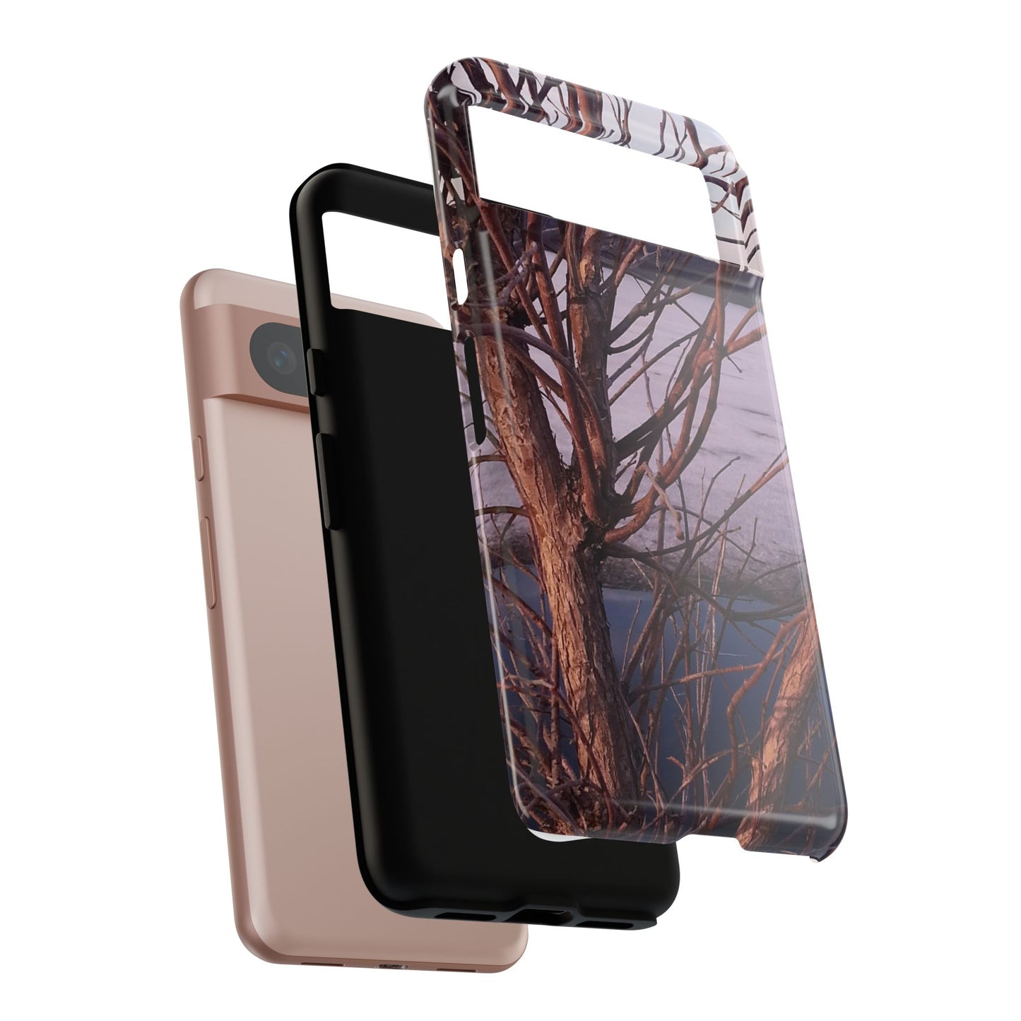 Phone Case - Nature-Inspired Winter Tree Design