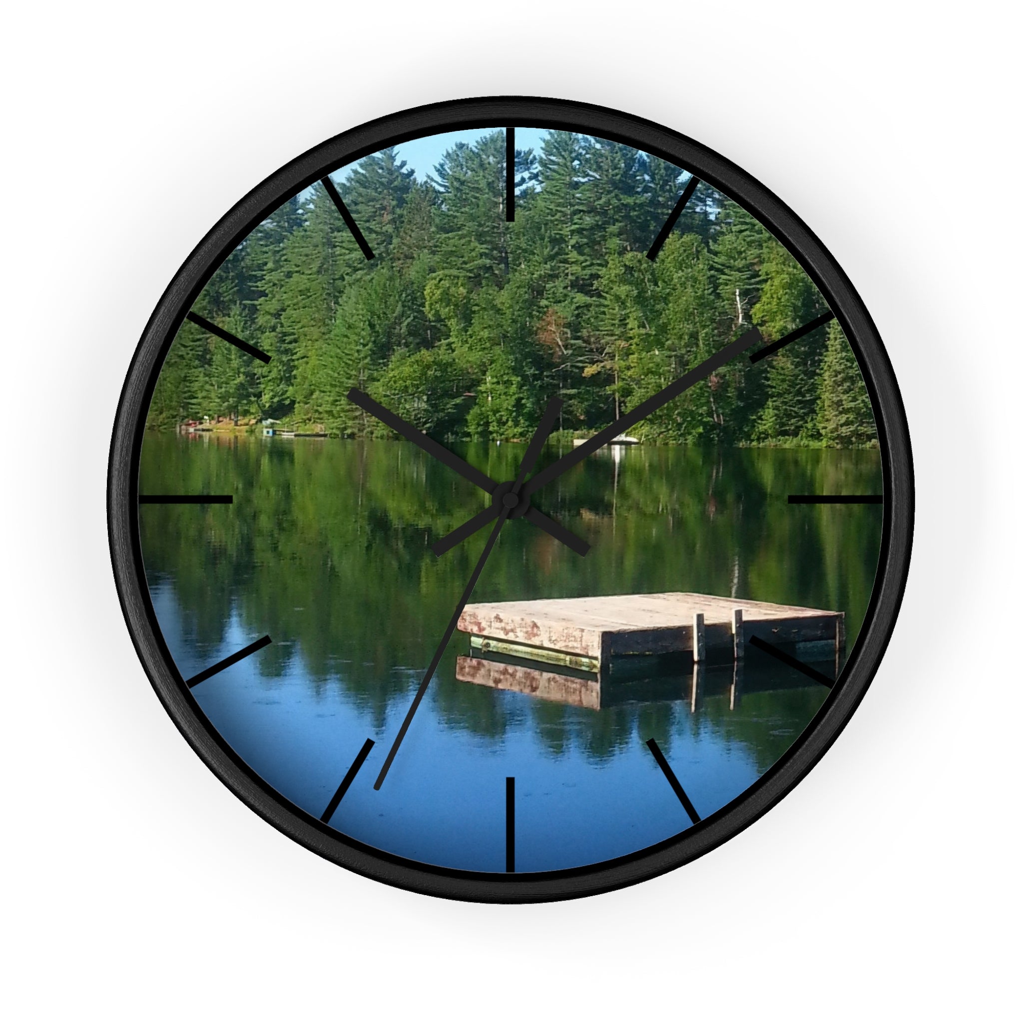 Liquid Peace | Gently Watercourse Silent Wall Clock | The Nurture Collection