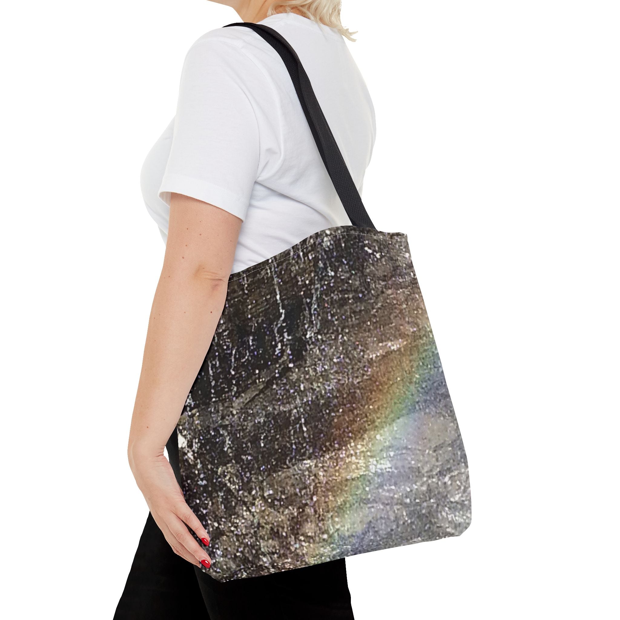 Earthy Echo | Iridescent Stone Tote Bag | The Rooted Collection