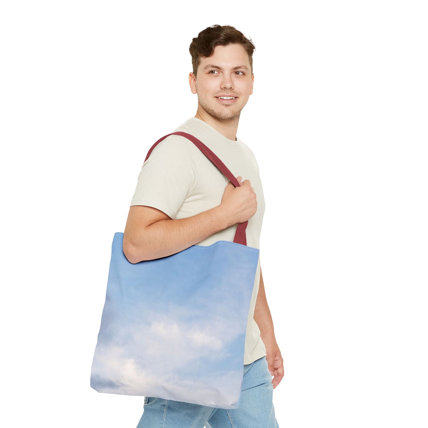 Tote Bag -Cloudy Sky - Perfect for Everyday Use and Relaxing Outings