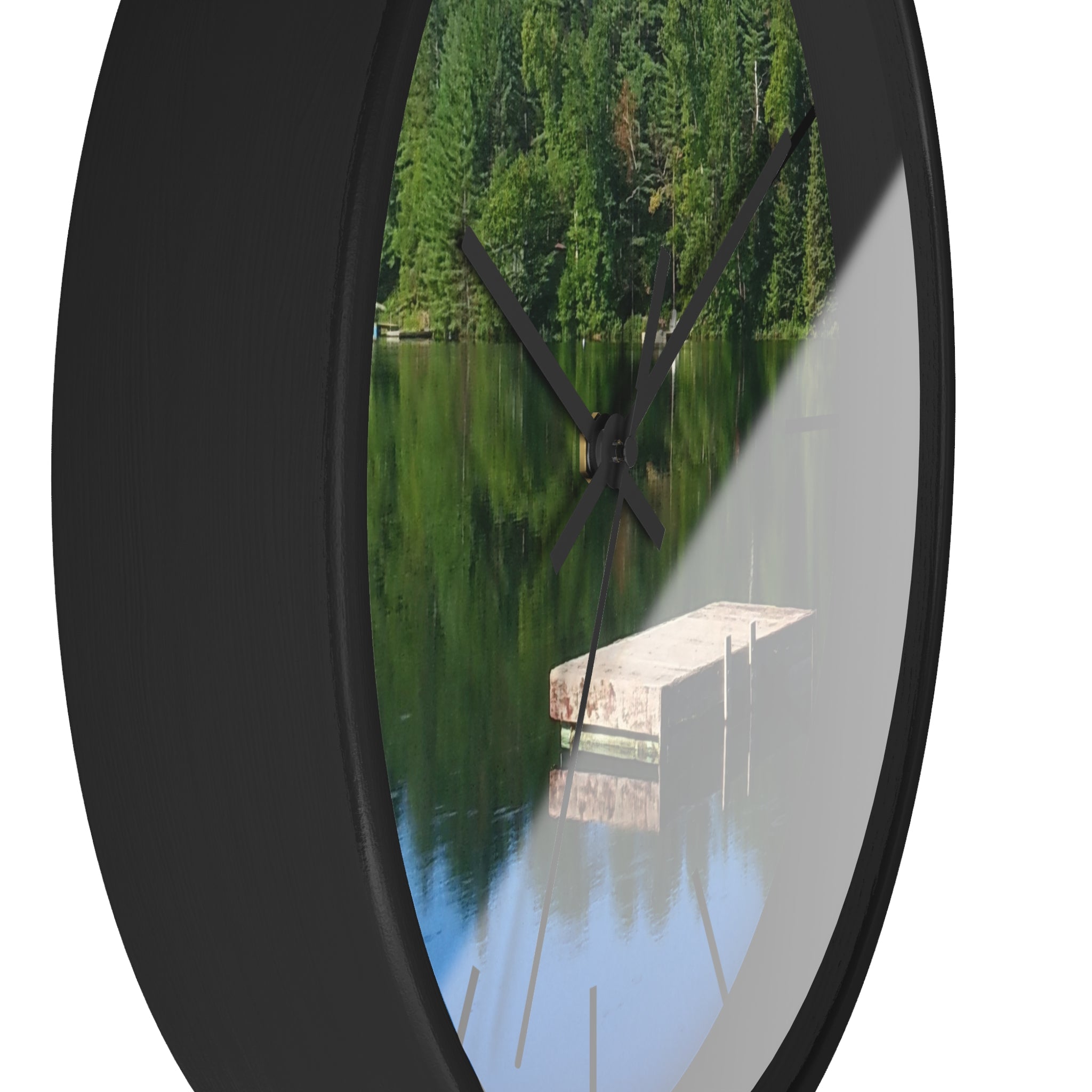 Liquid Peace | Gently Watercourse Silent Wall Clock | The Nurture Collection