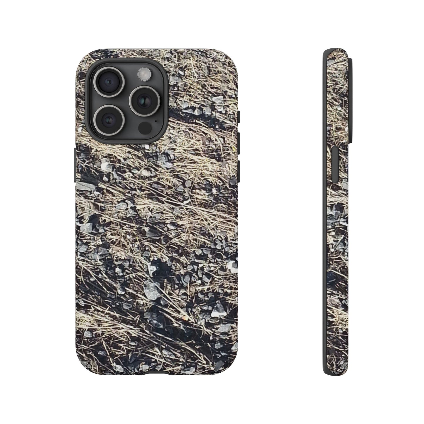 Phone Case -  Nature-Inspired Stone Bed Design for Outdoor Enthusiasts