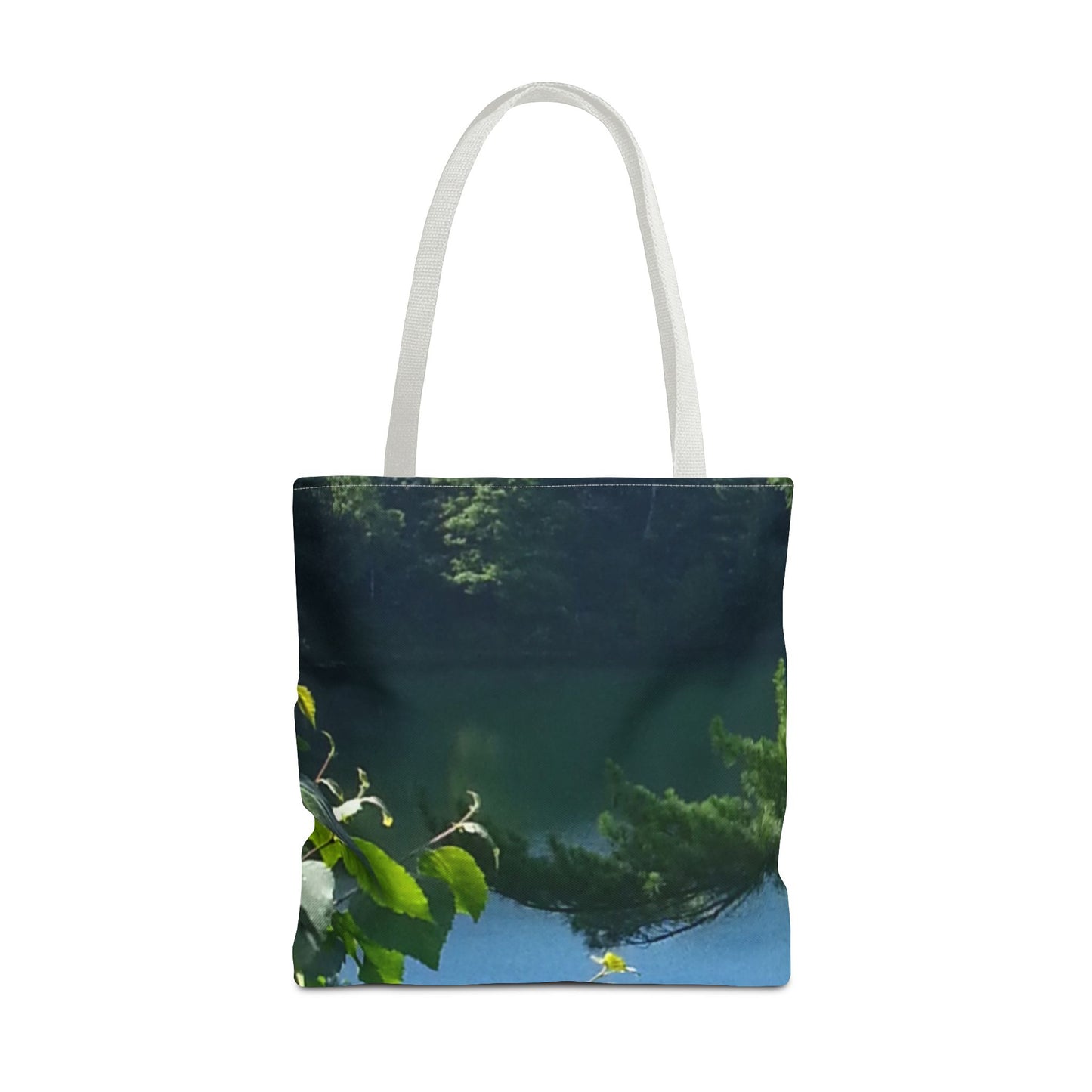 Tote Bag - Nature-inspired Looking Out at the Lake - Ideal for Outdoor Enthusiasts