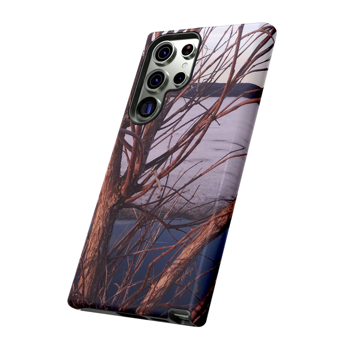 Phone Case - Nature-Inspired Winter Tree Design