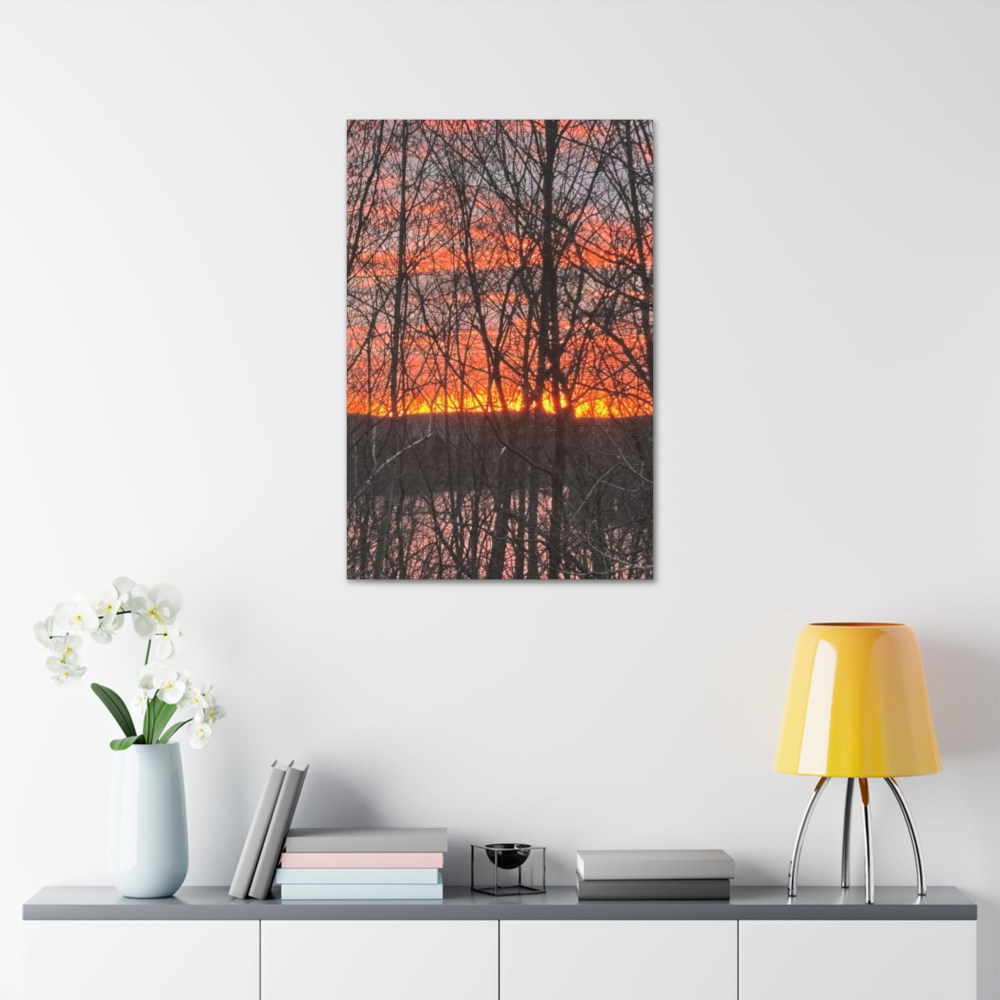 Gilded Forest | Sun-Drenched Timber  Wall Art | The Nurture Collection