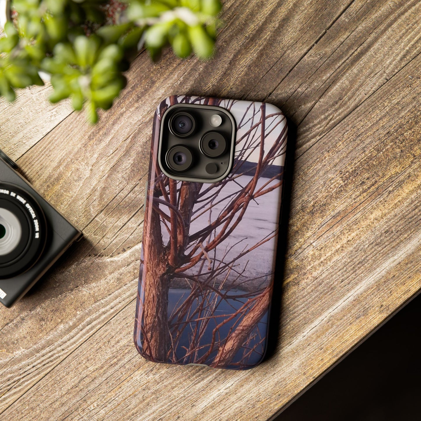 Phone Case - Nature-Inspired Winter Tree Design