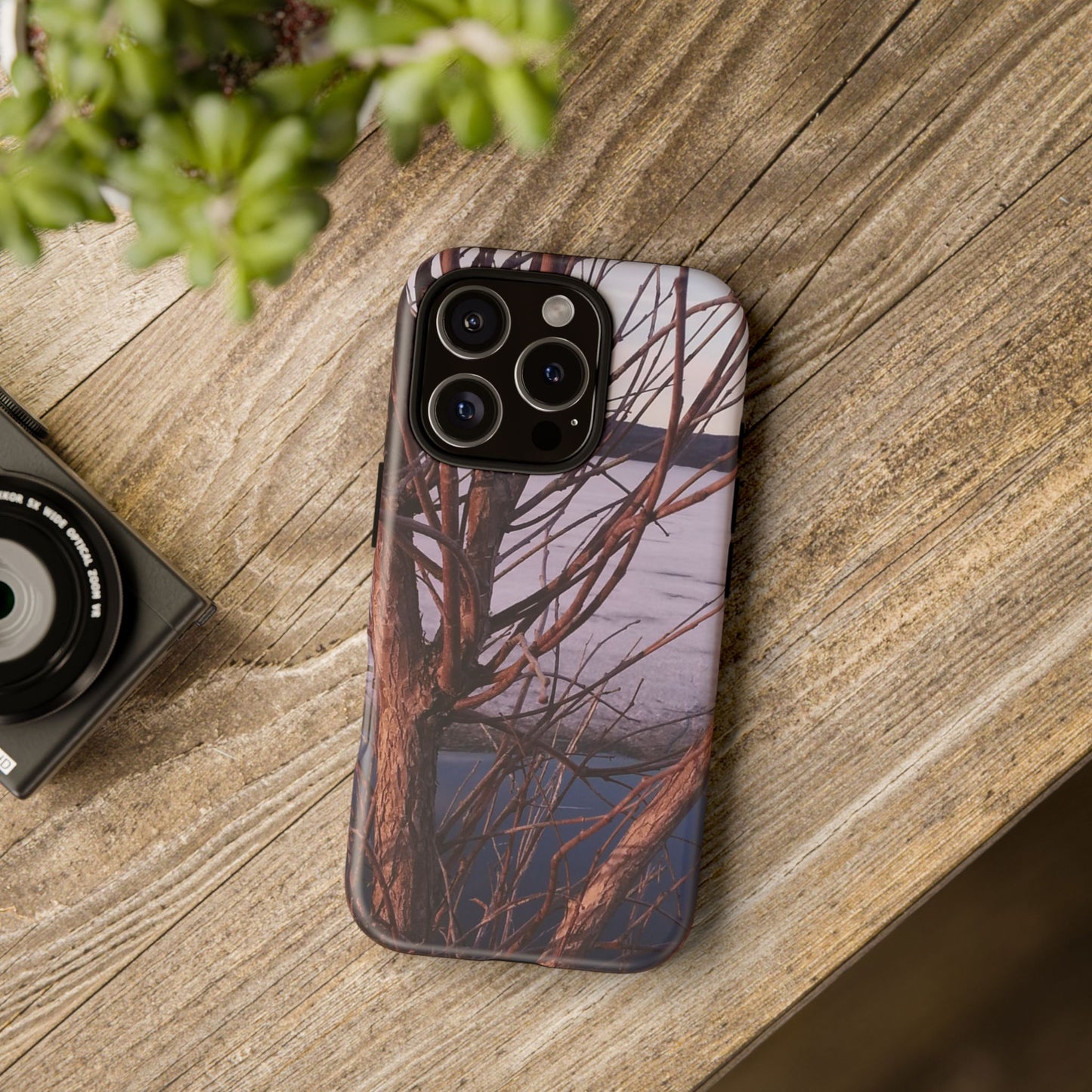 Phone Case - Nature-Inspired Winter Tree Design