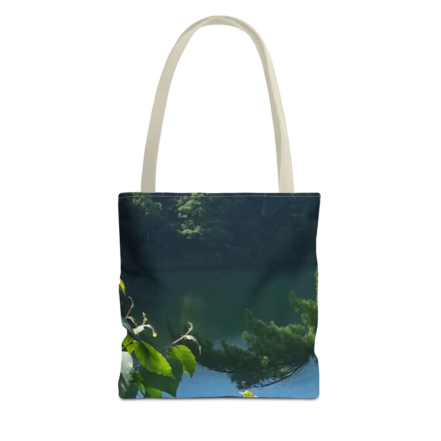 Tote Bag - Nature-inspired Looking Out at the Lake - Ideal for Outdoor Enthusiasts