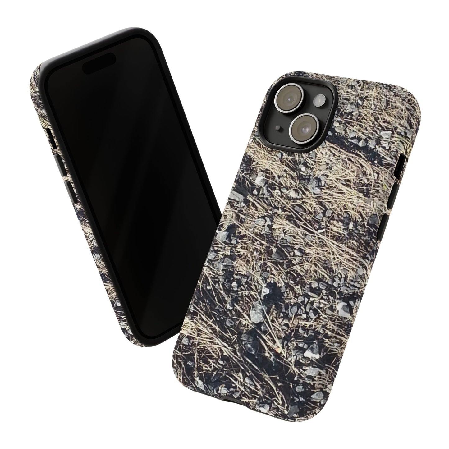 Phone Case -  Nature-Inspired Stone Bed Design for Outdoor Enthusiasts