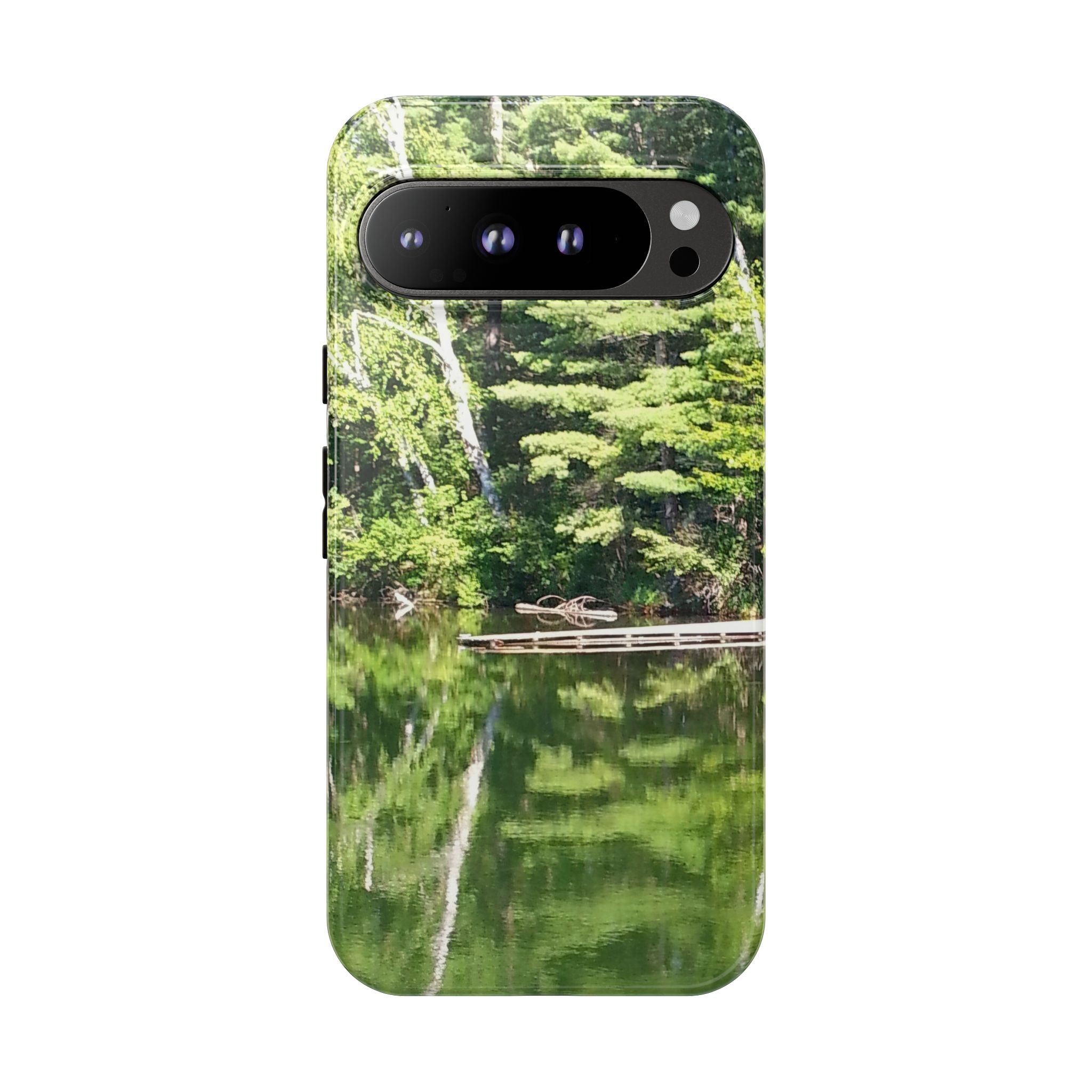 Forest Lake Reflection | Lakeside Symmetry Phone Case | The Nurture Collection