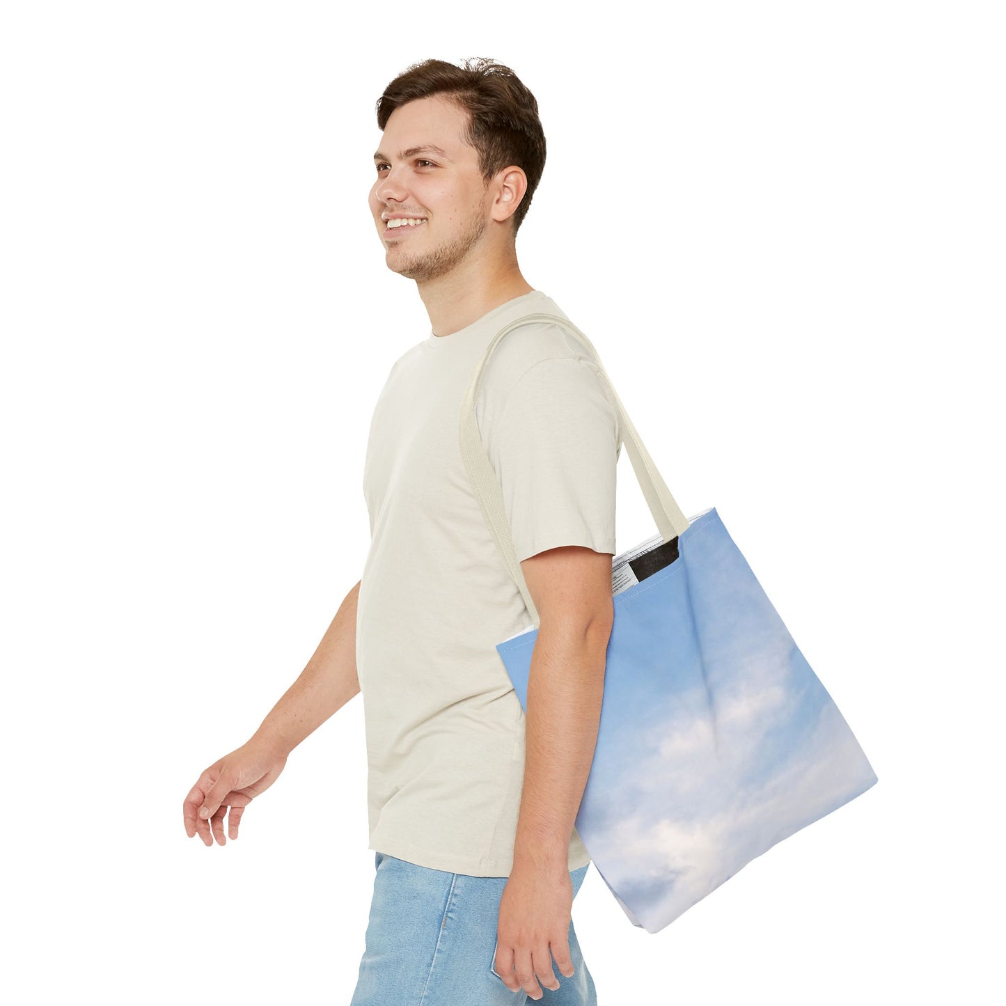 Tote Bag -Cloudy Sky - Perfect for Everyday Use and Relaxing Outings