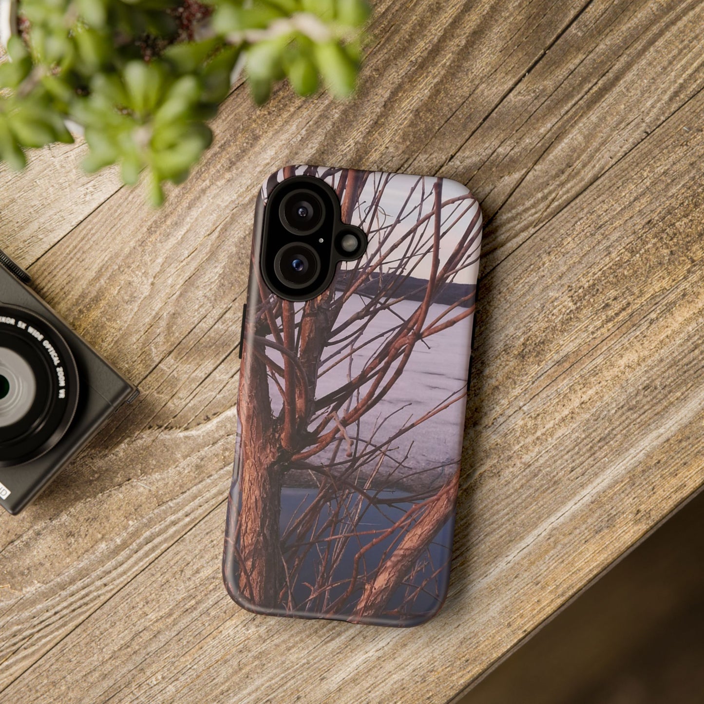 Phone Case - Nature-Inspired Winter Tree Design