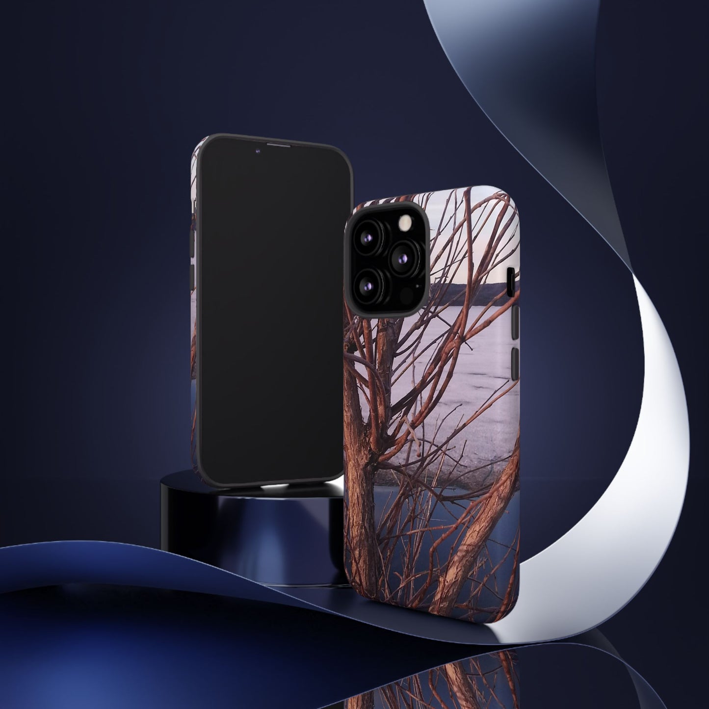 Phone Case - Nature-Inspired Winter Tree Design