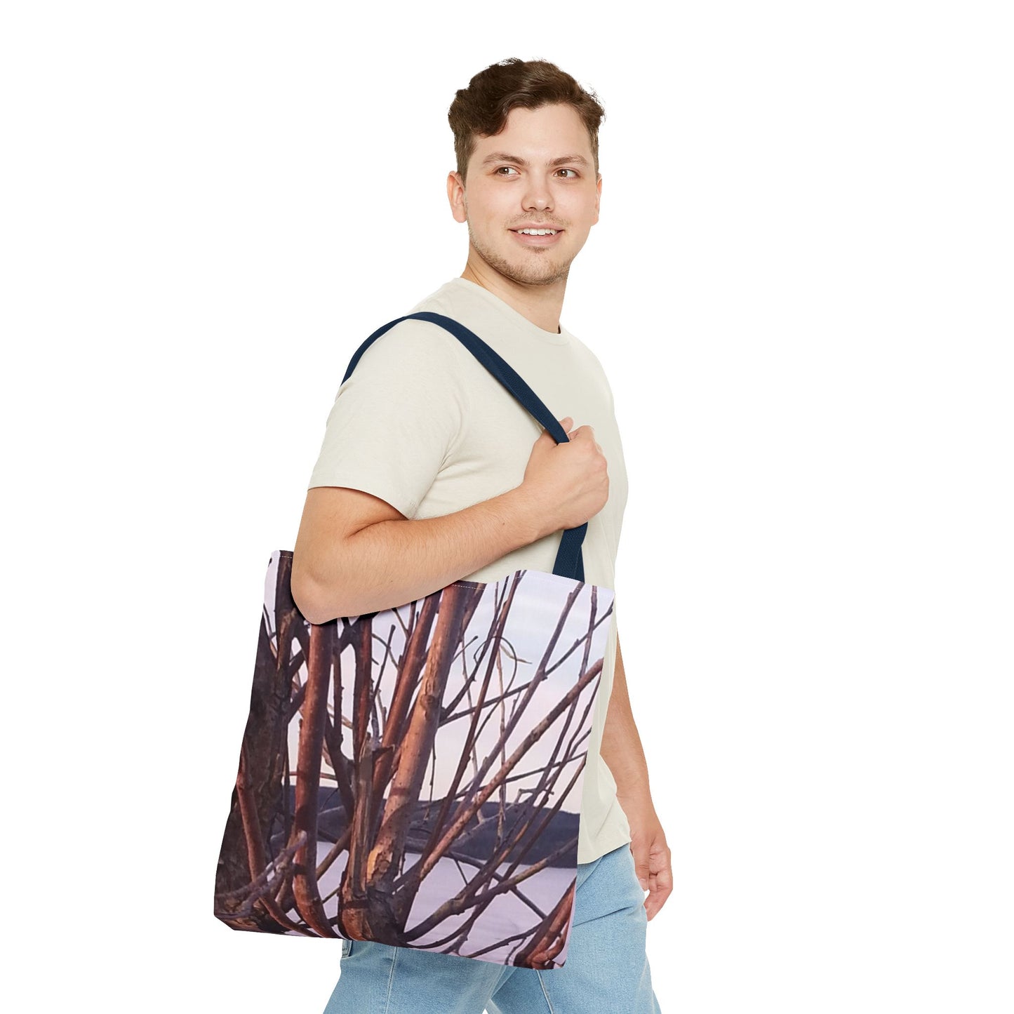 Tote Bag - Nature-Inspired  - Tree Branch Design