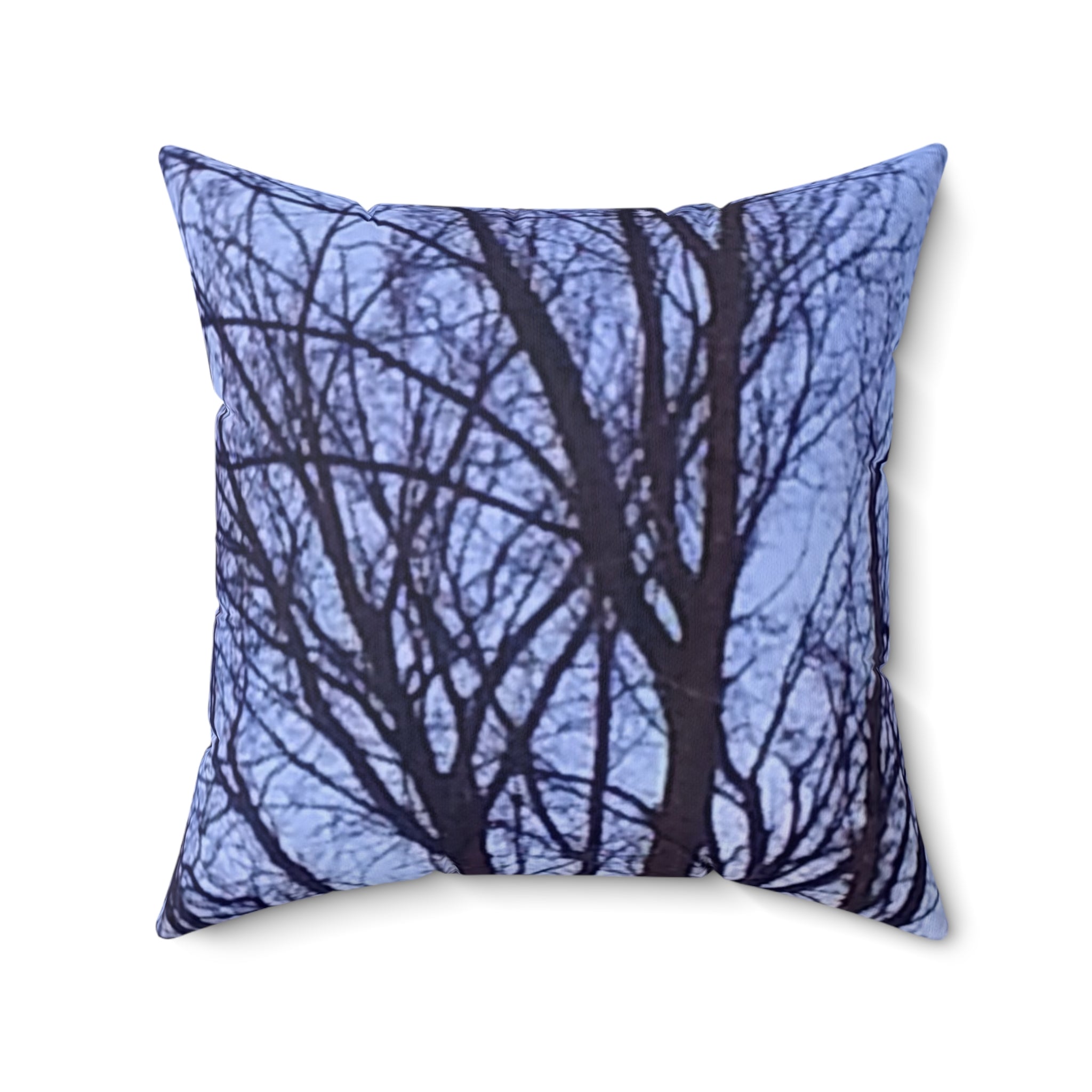 Azure Firmament | Vibrant Cloudscape Pillow | The Flow Collection