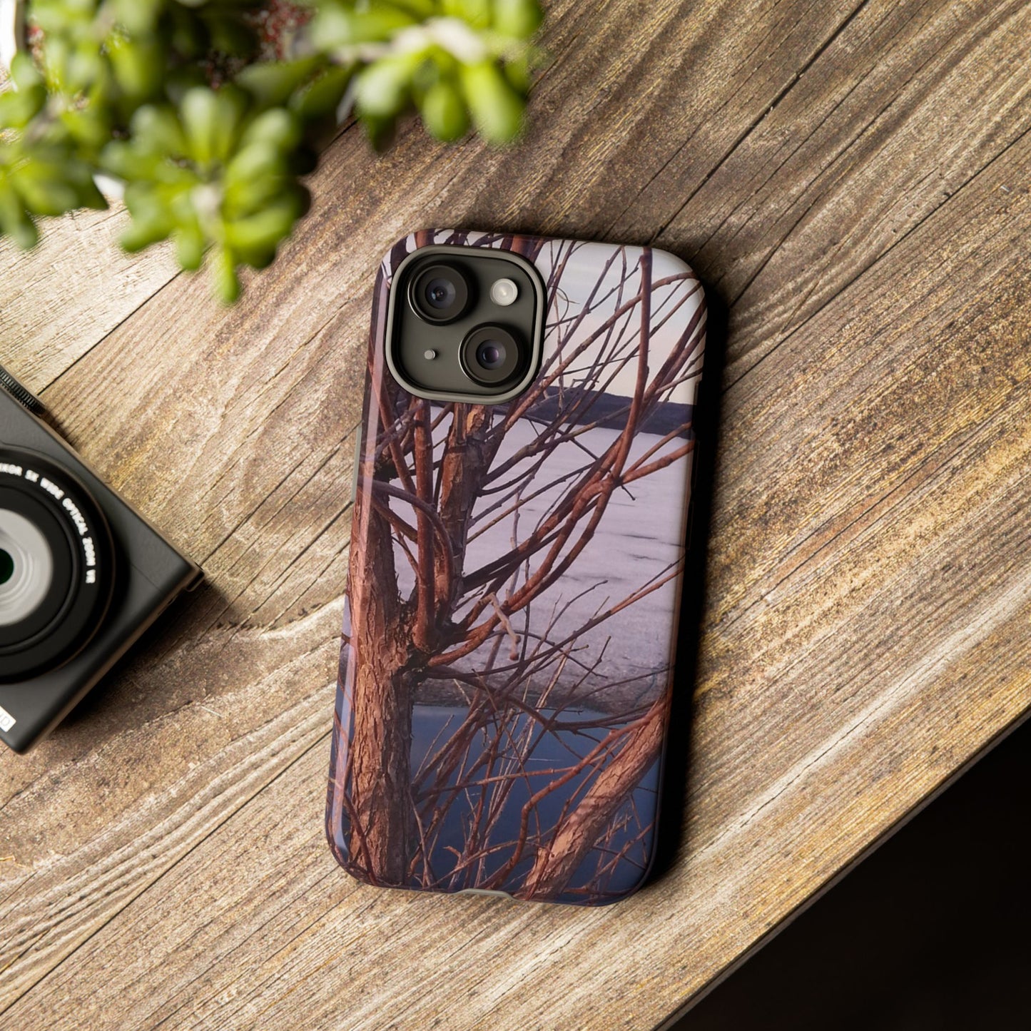 Phone Case - Nature-Inspired Winter Tree Design