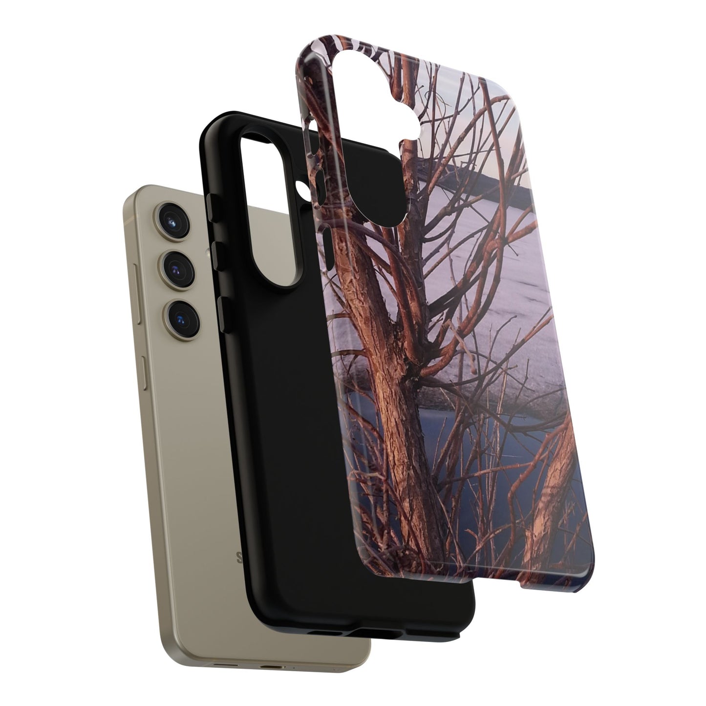 Phone Case - Nature-Inspired Winter Tree Design