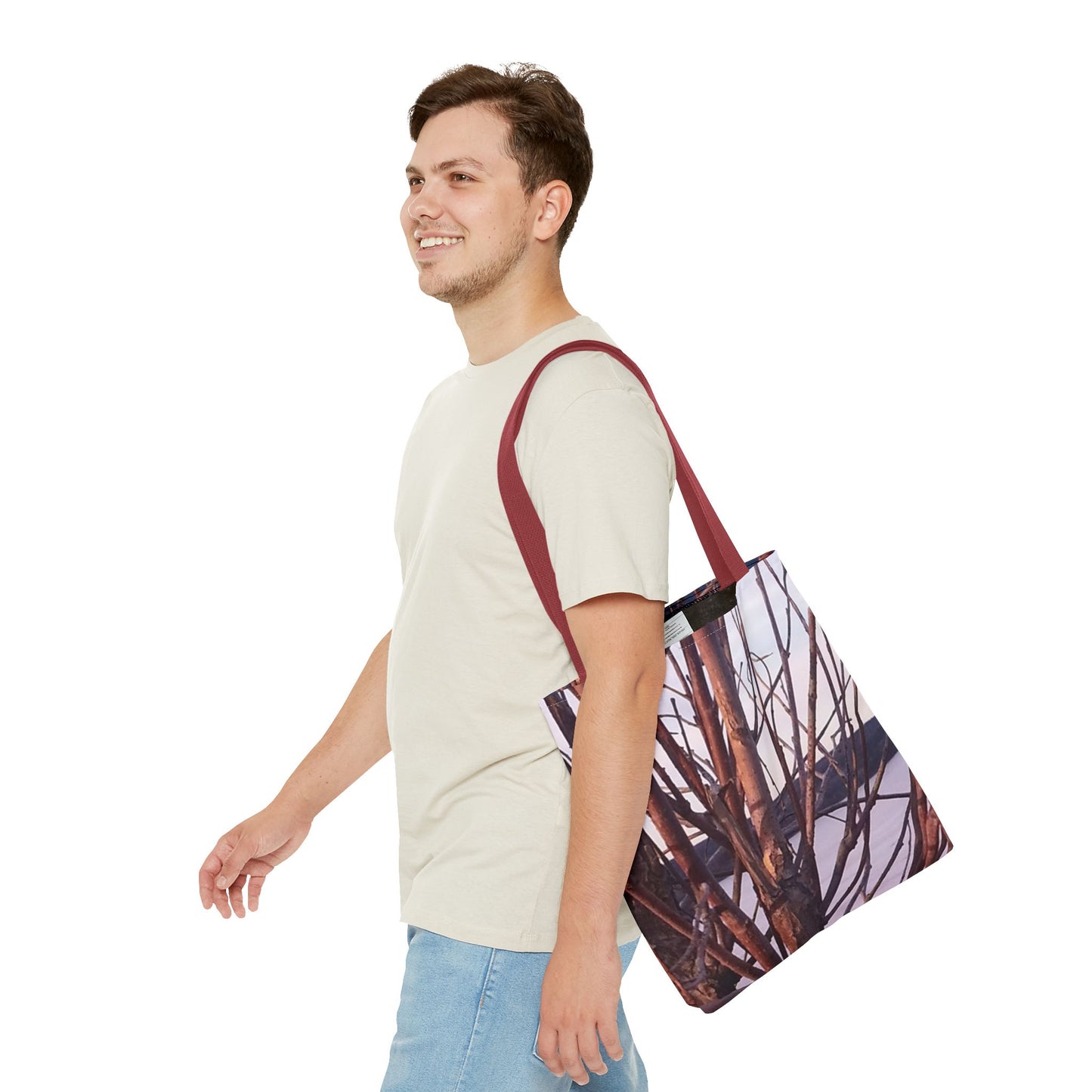 Tote Bag - Nature-Inspired  - Tree Branch Design