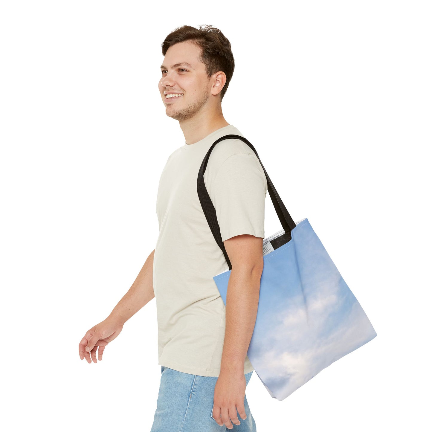 Tote Bag -Cloudy Sky - Perfect for Everyday Use and Relaxing Outings