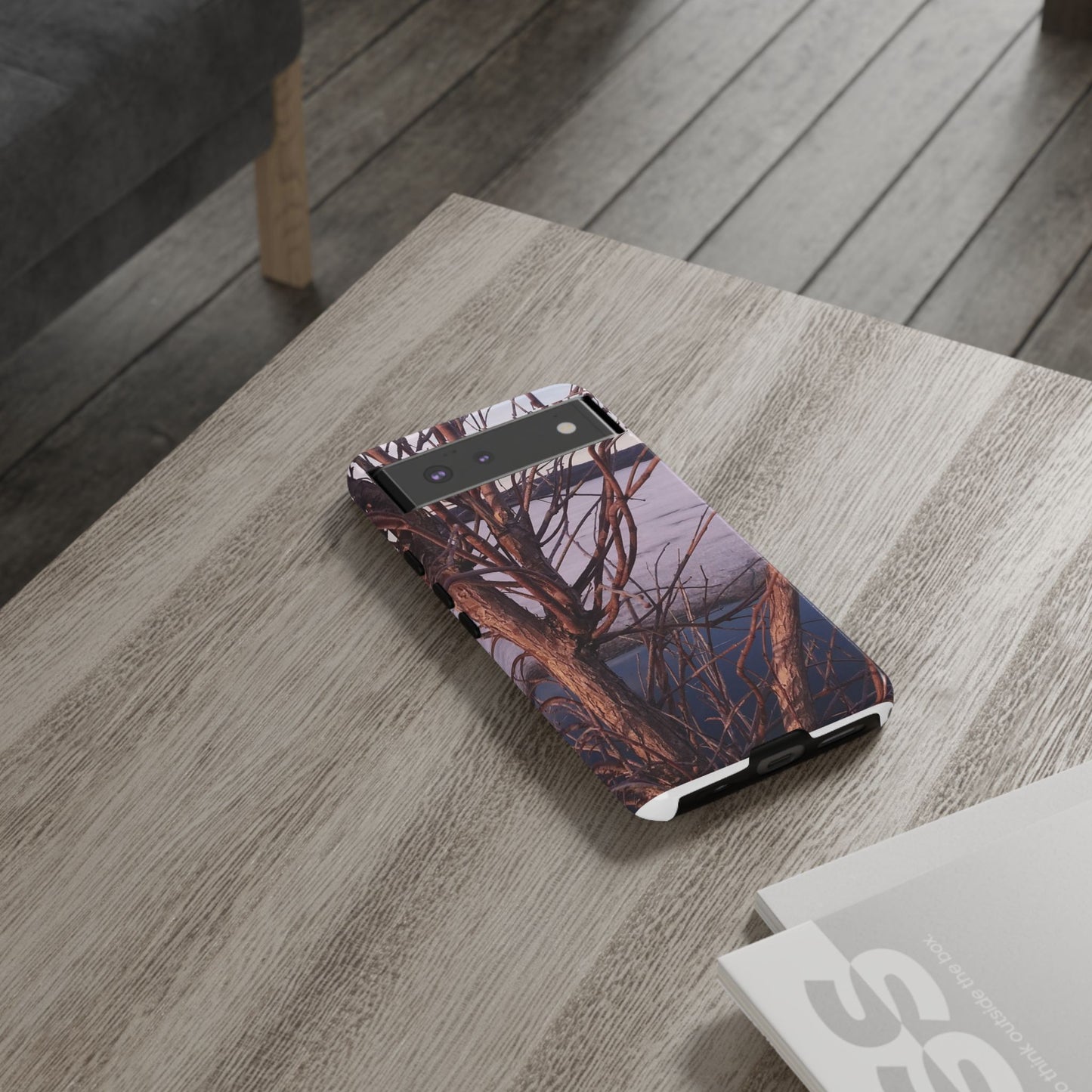 Phone Case - Nature-Inspired Winter Tree Design