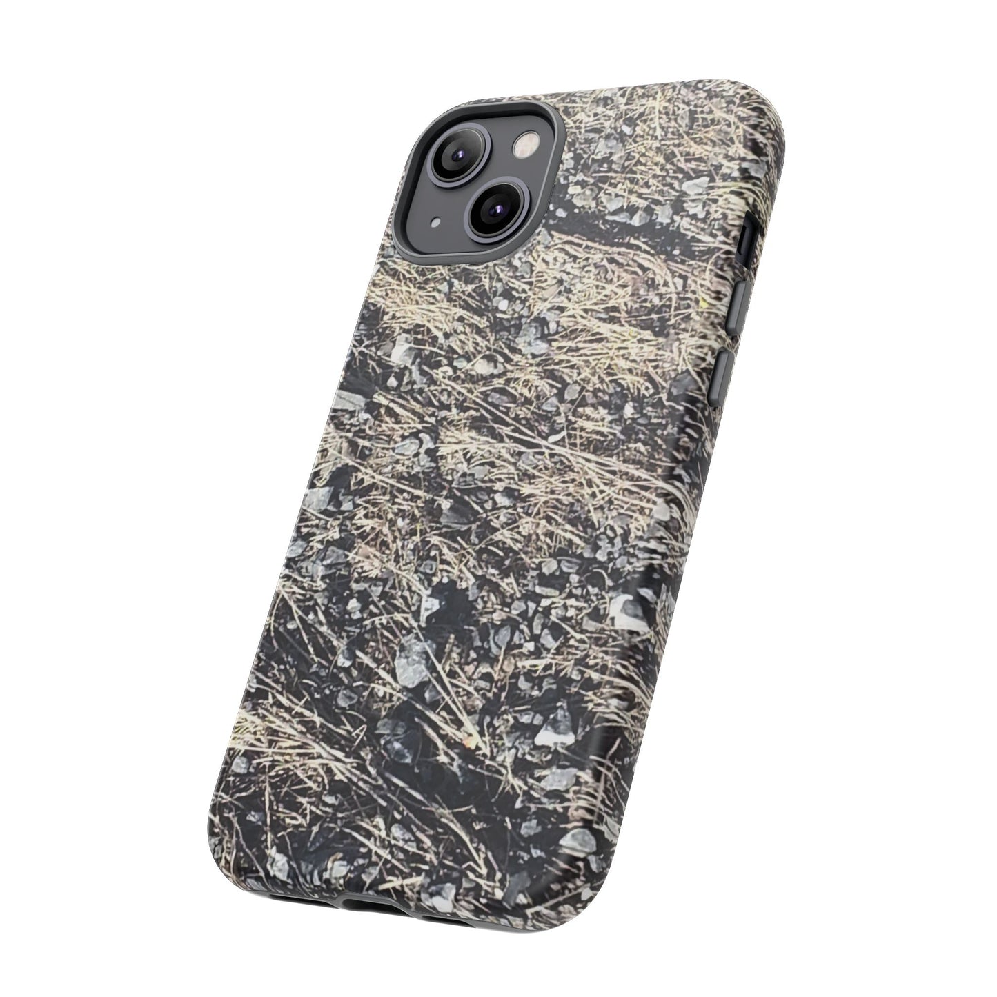 Phone Case -  Nature-Inspired Stone Bed Design for Outdoor Enthusiasts