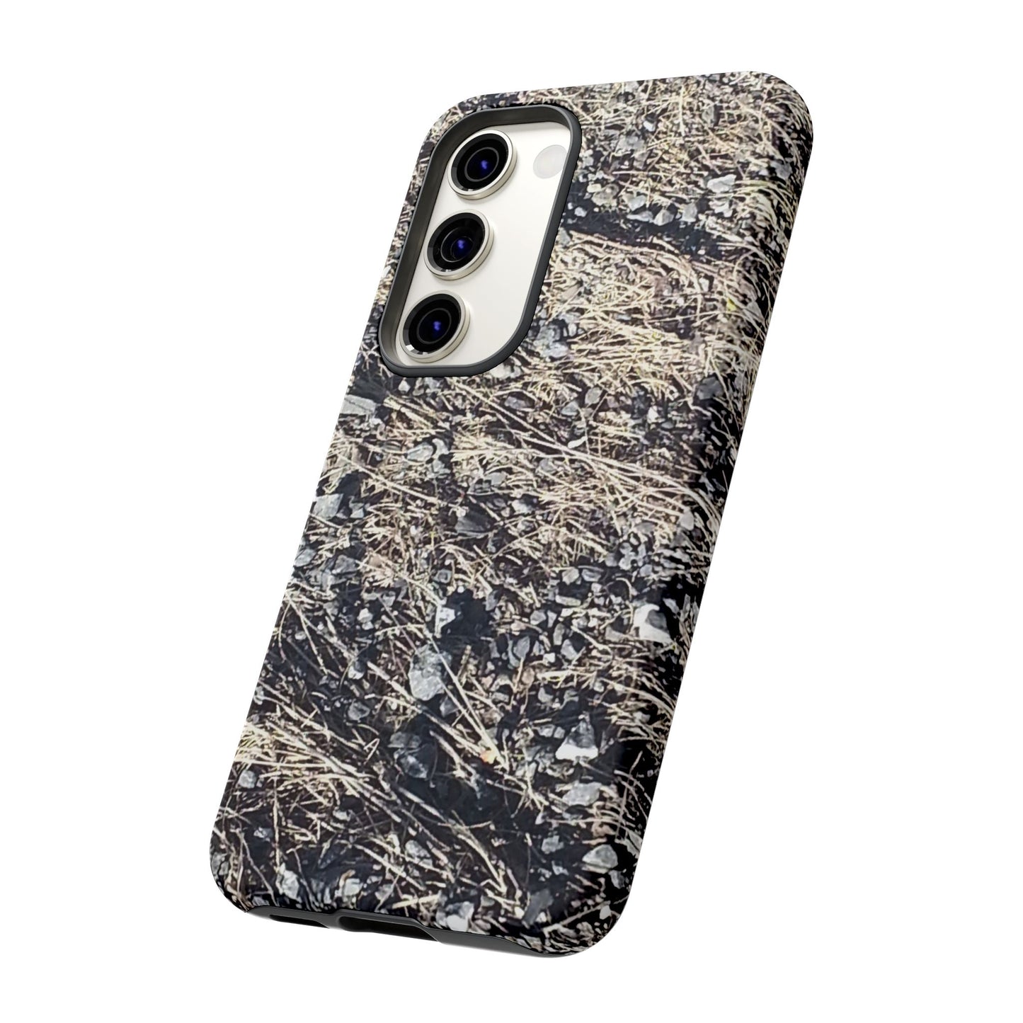 Phone Case -  Nature-Inspired Stone Bed Design for Outdoor Enthusiasts