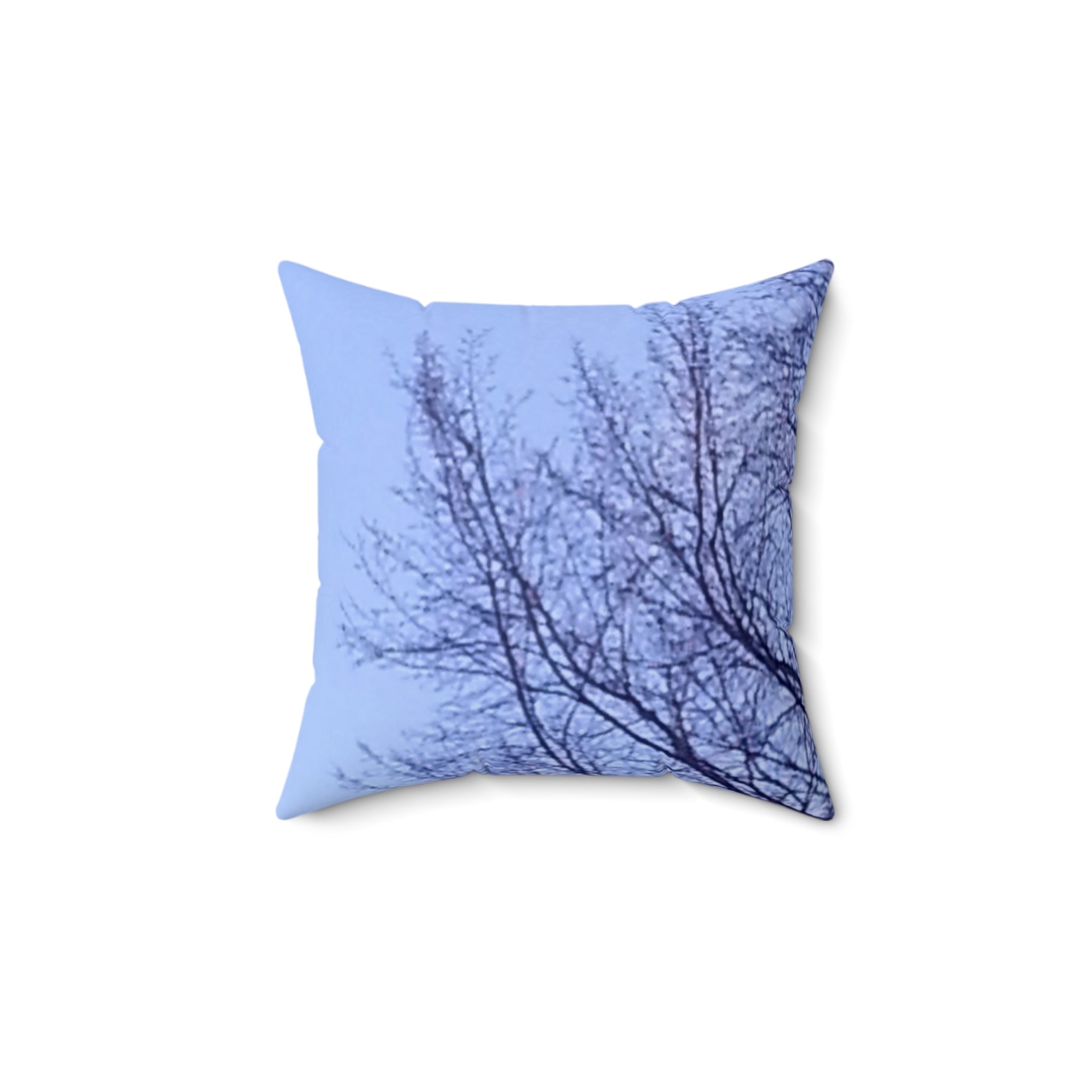Azure Firmament | Vibrant Cloudscape Pillow | The Flow Collection