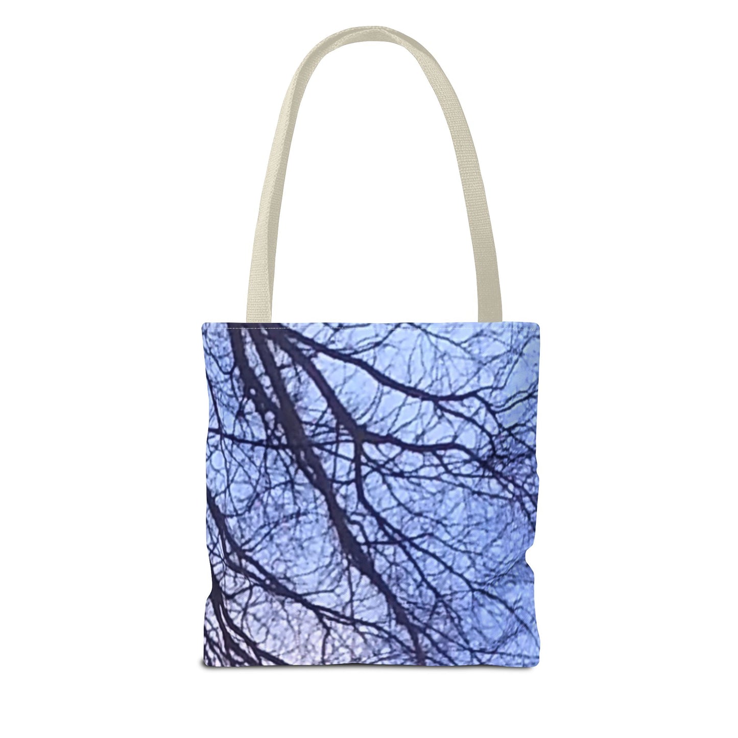 Tote Bag - Nature-Inspired - Tree Silhouette against Blue Sky