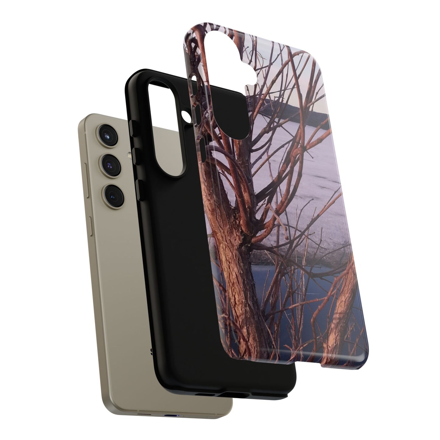 Nature-Inspired Phone Case with an #originalphotograph of branches in winter
