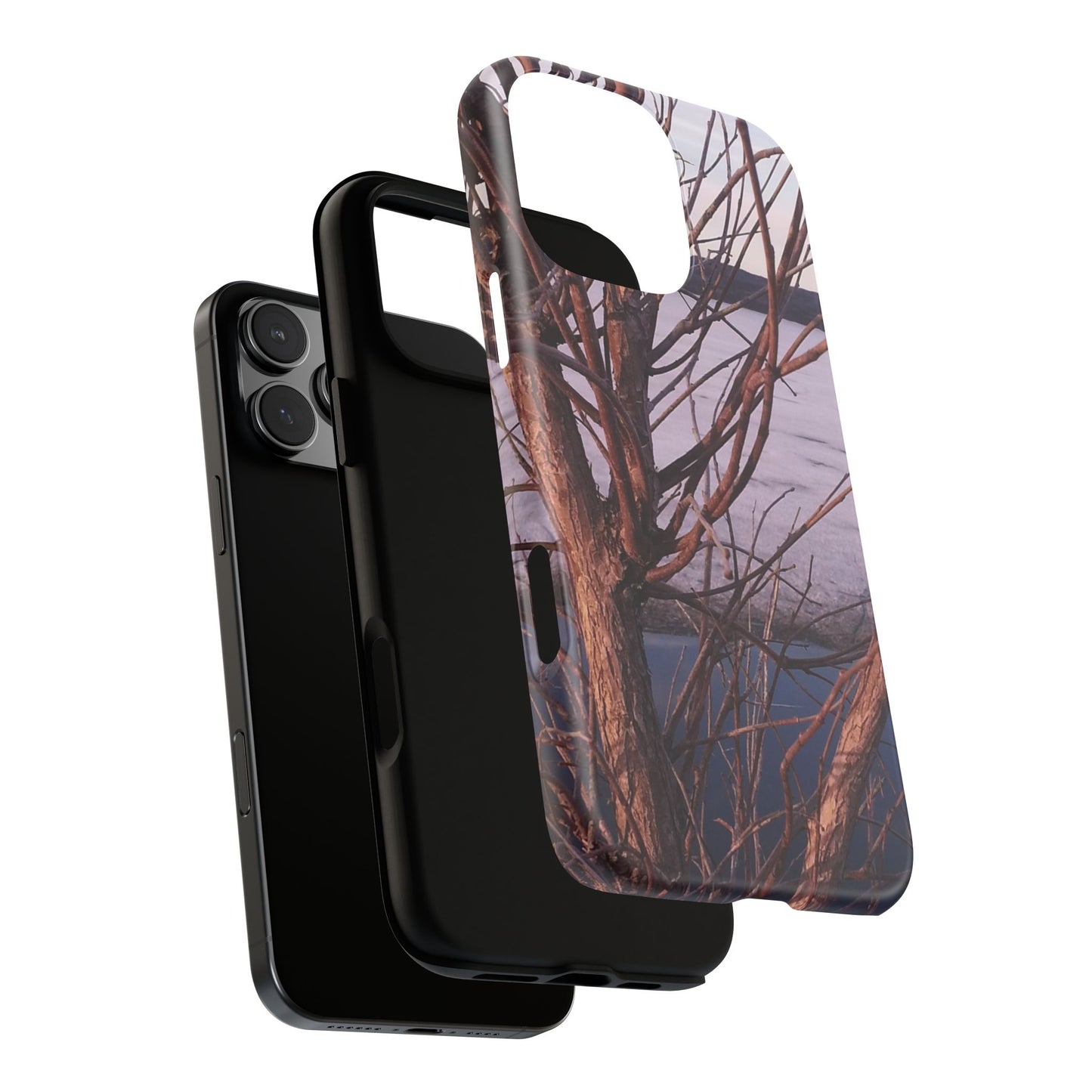 Phone Case - Nature-Inspired Winter Tree Design