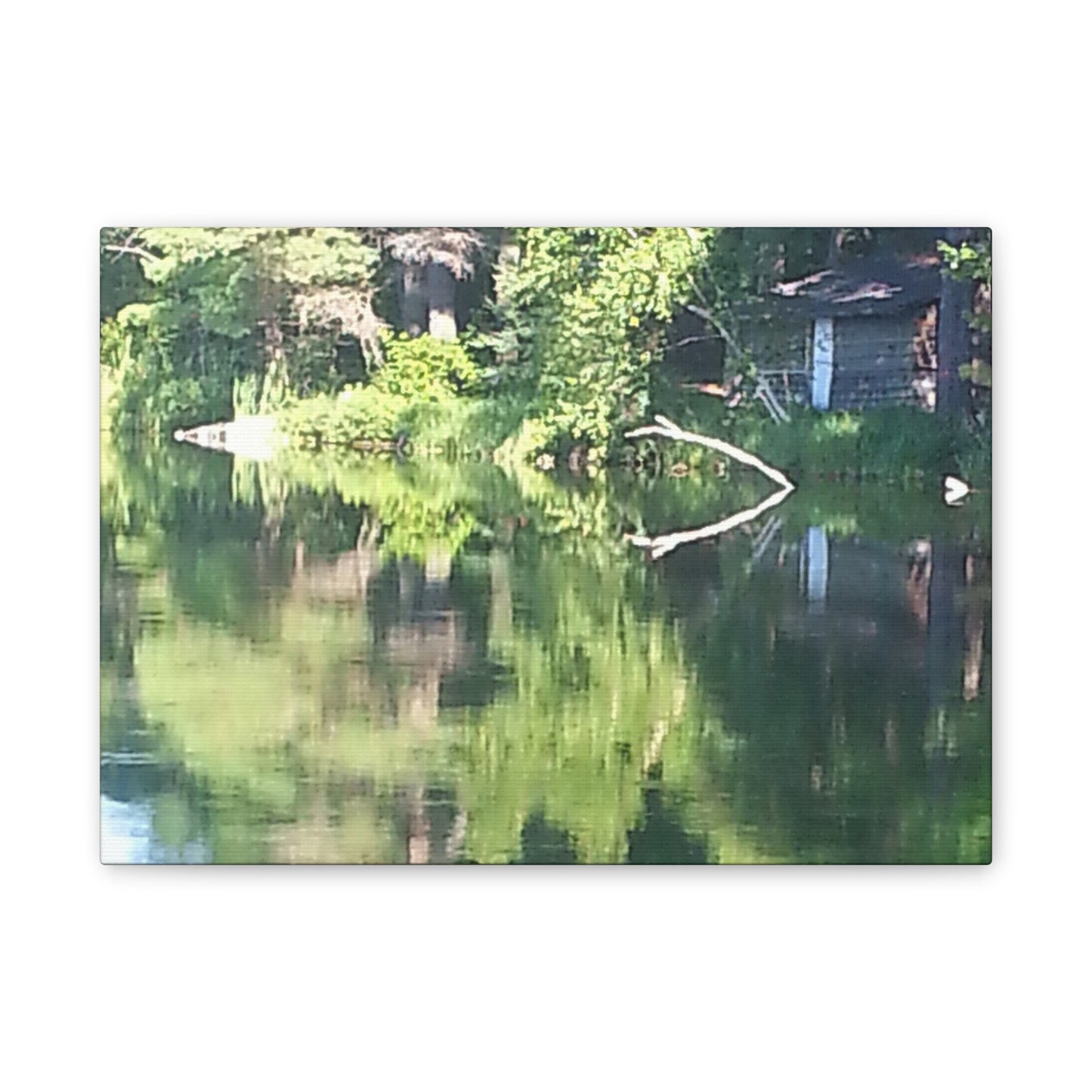 Canvas art - Tranquil Lake Reflection