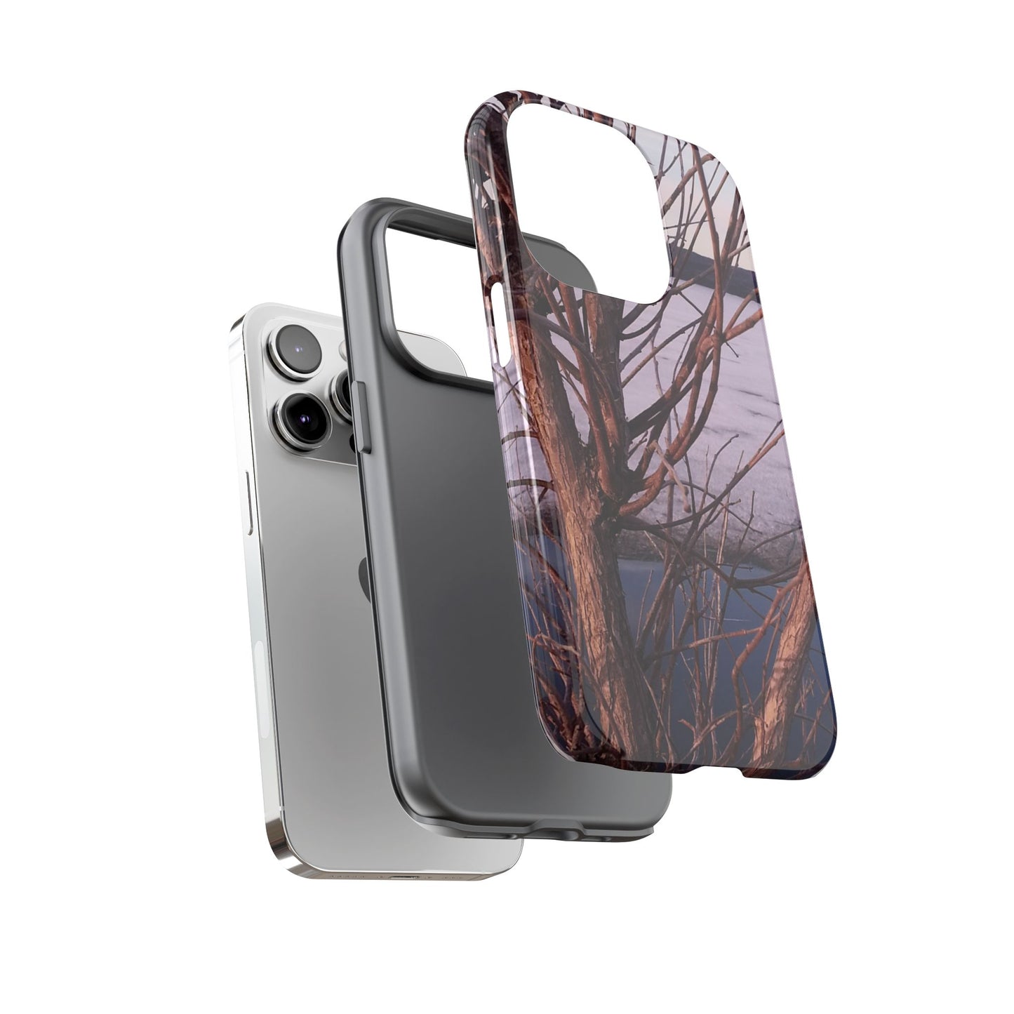 Phone Case - Nature-Inspired Winter Tree Design