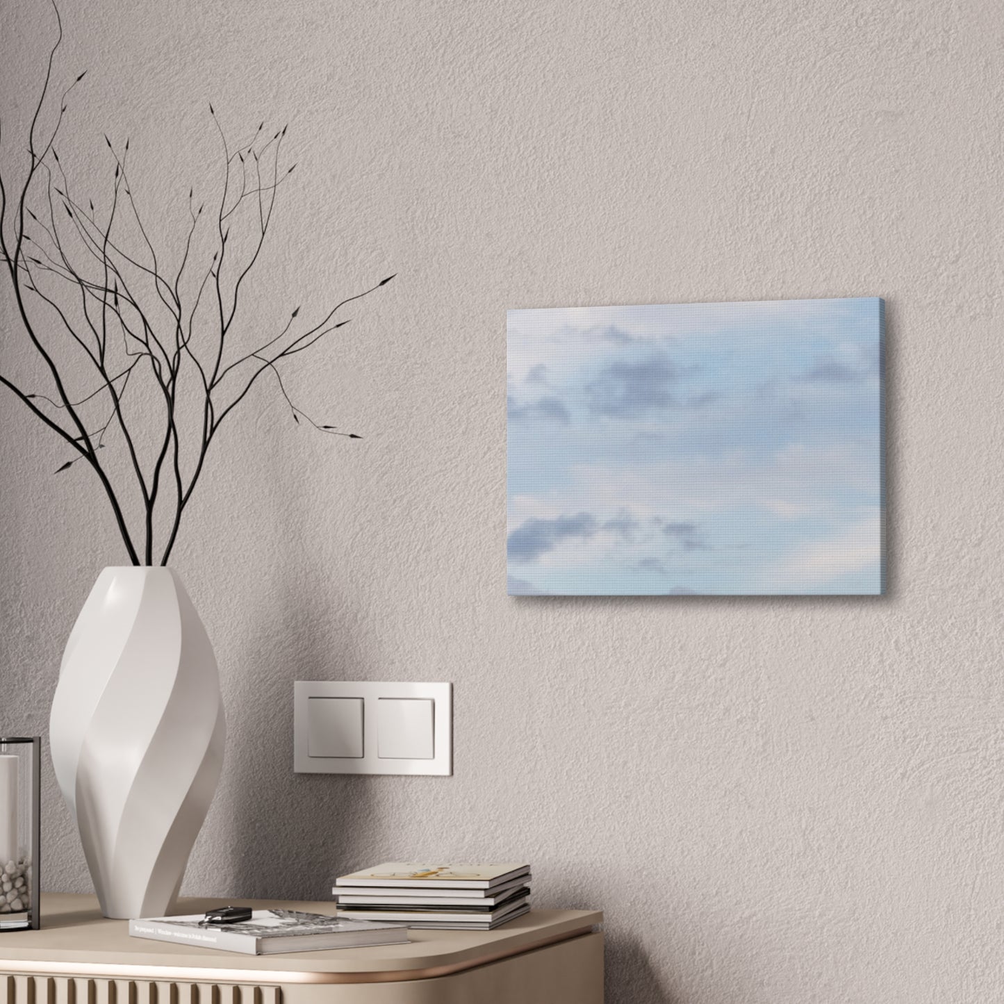 Canvas Wall Art - Serene Sky for Tranquil Home Decor