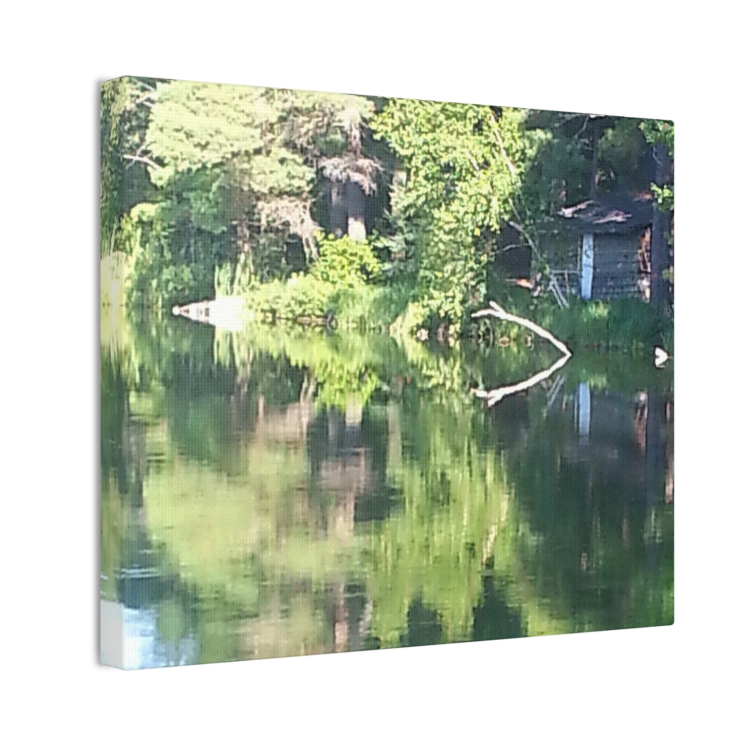 Canvas art - Tranquil Lake Reflection